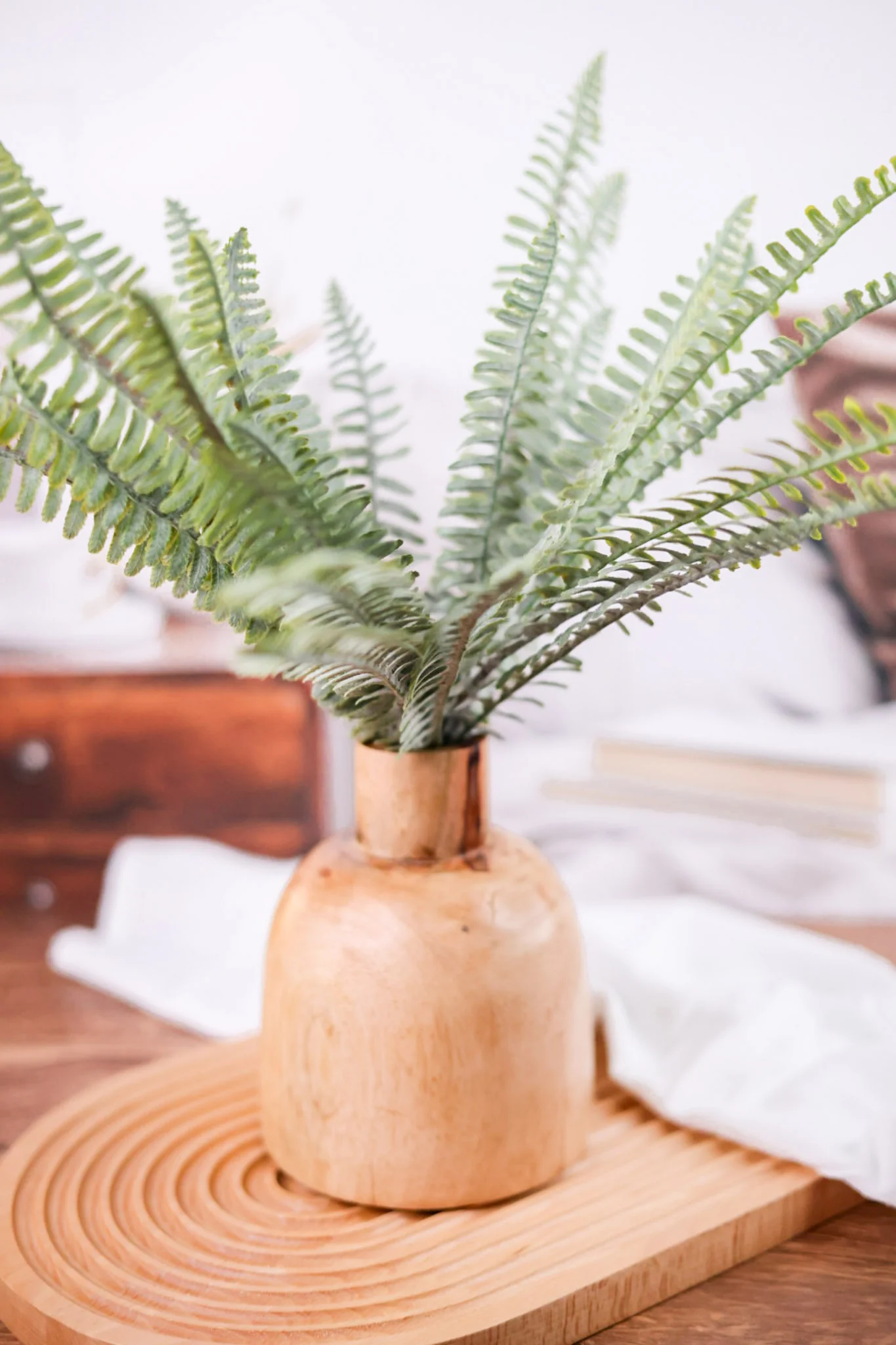 16" Faux Fern Bush Pick (3 Styles) FINAL SALE - Image 6
