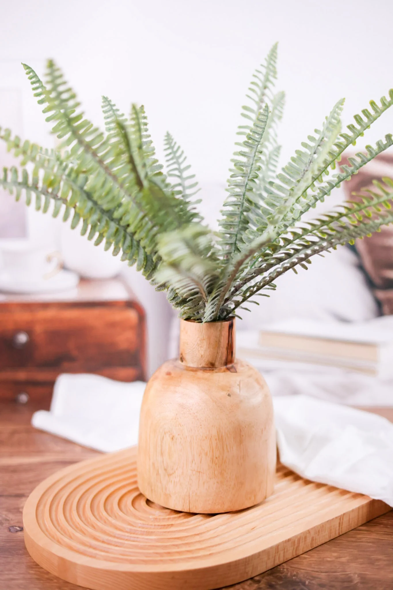 16" Faux Fern Bush Pick (3 Styles) FINAL SALE - Image 7