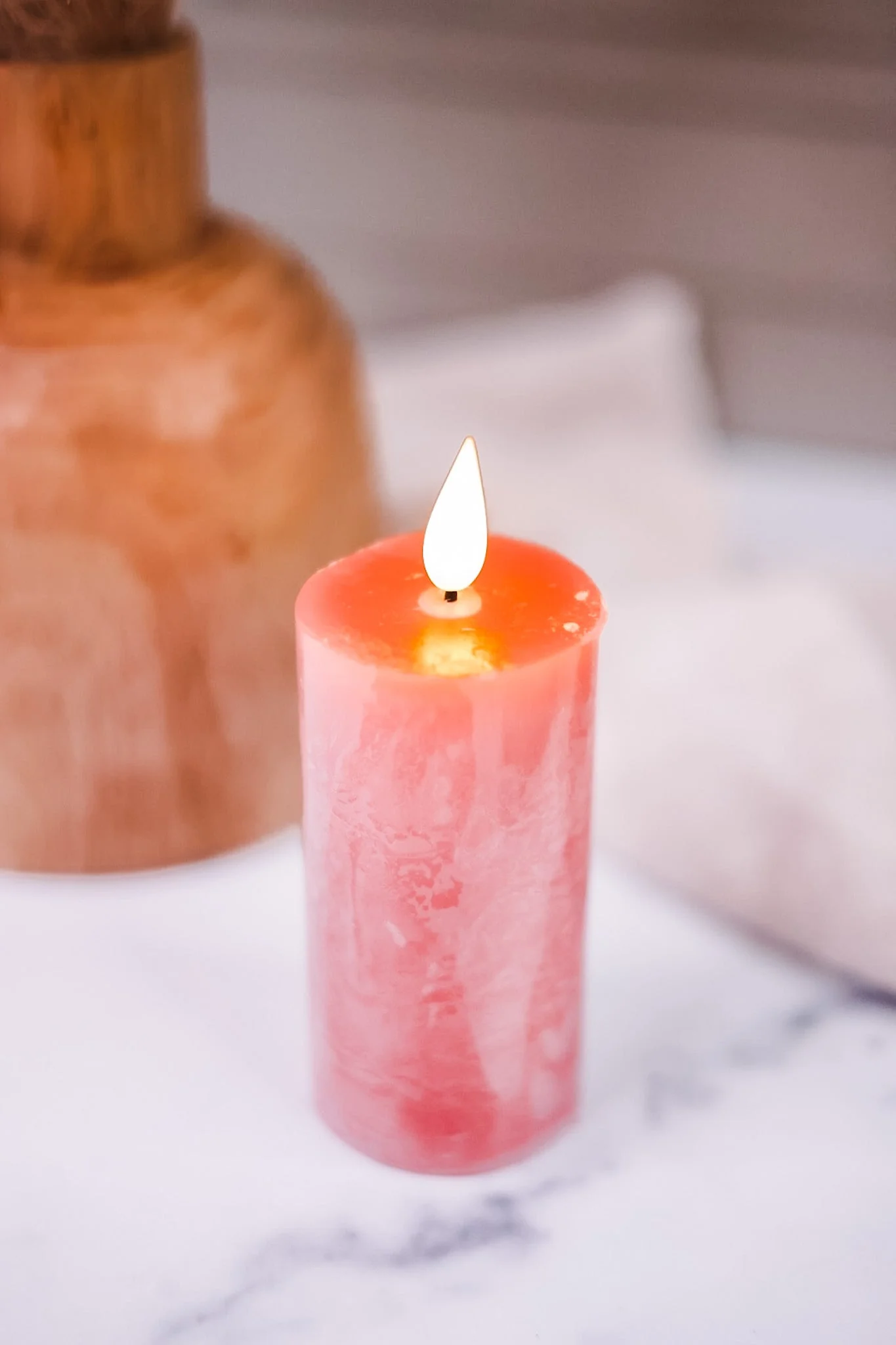 4" Pink LED Votive Candle FINAL SALE - Image 5