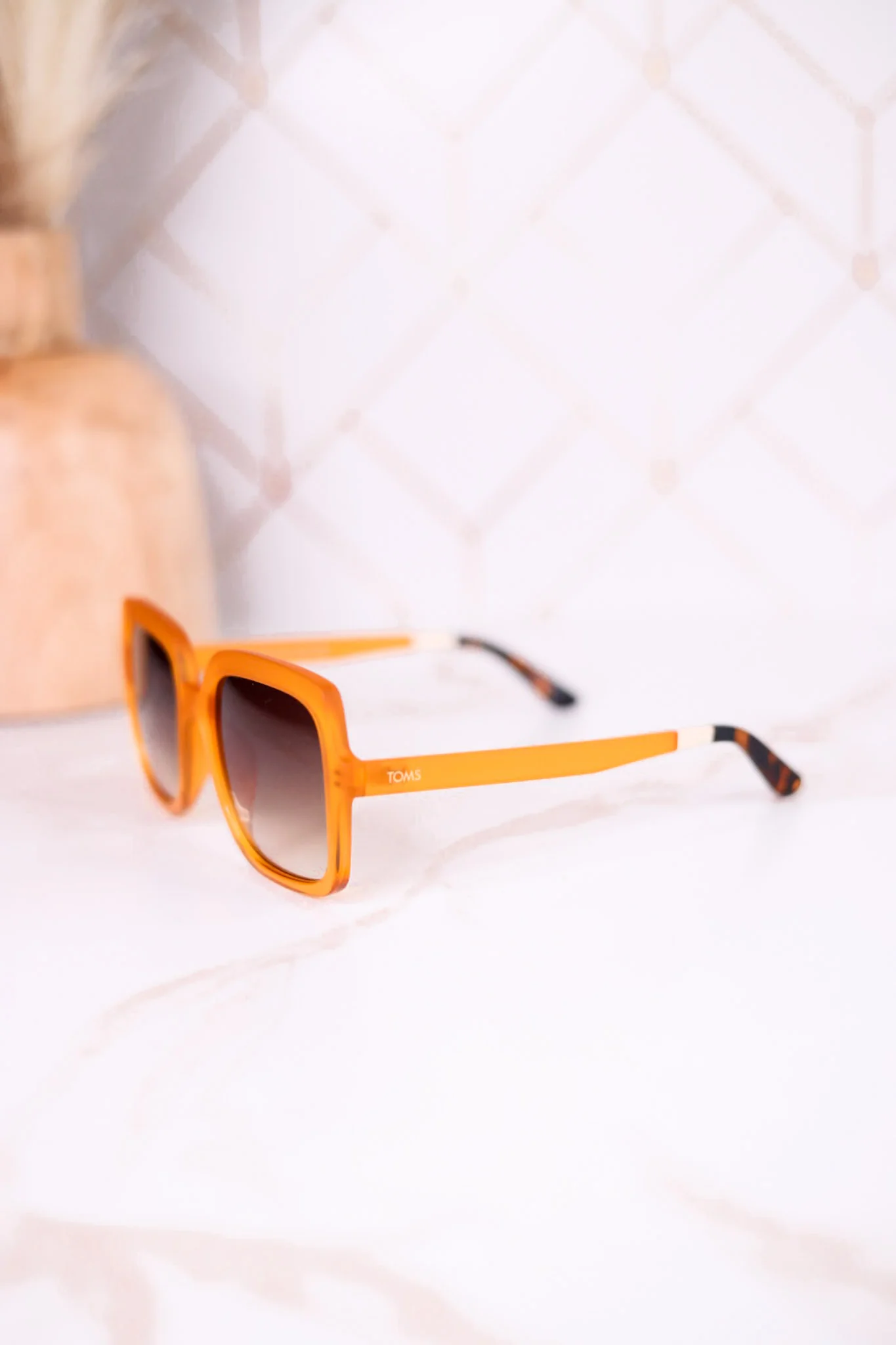 Athena Square Frame Sunglasses In Honeycomb - Image 7