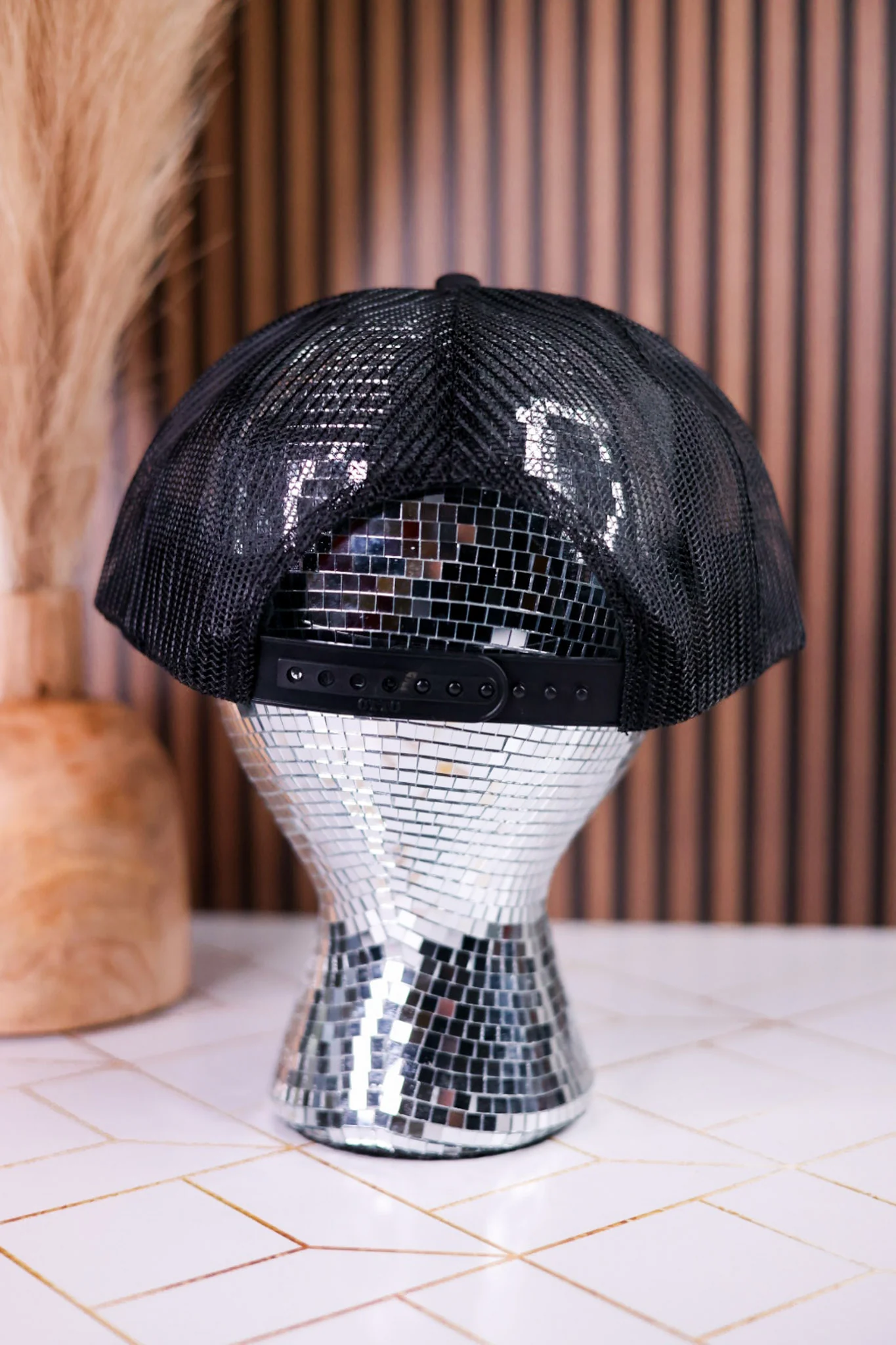 Black & White Whiskey Women Snapback Trucker Hat - Image 4
