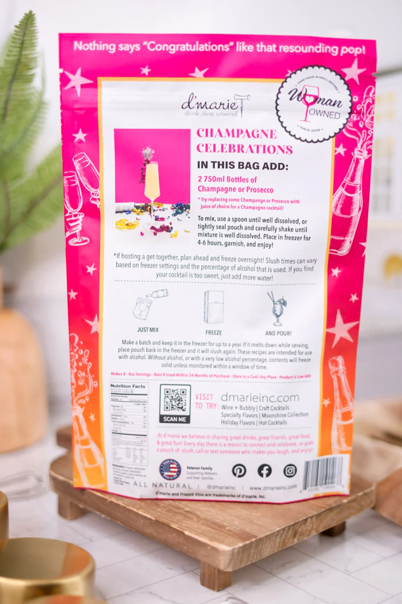 Bubbles Collection Craft Cocktail Slush Mixes (5 Flavors) - Image 3