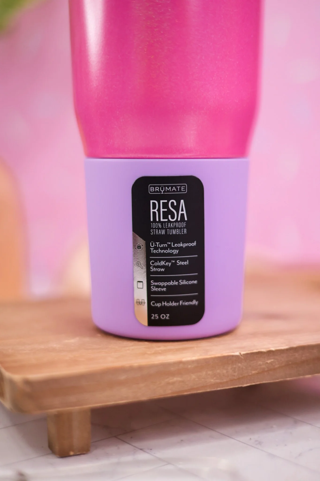 Brumate Glitter Cotton Candy 25oz Resa Tumbler - Image 3