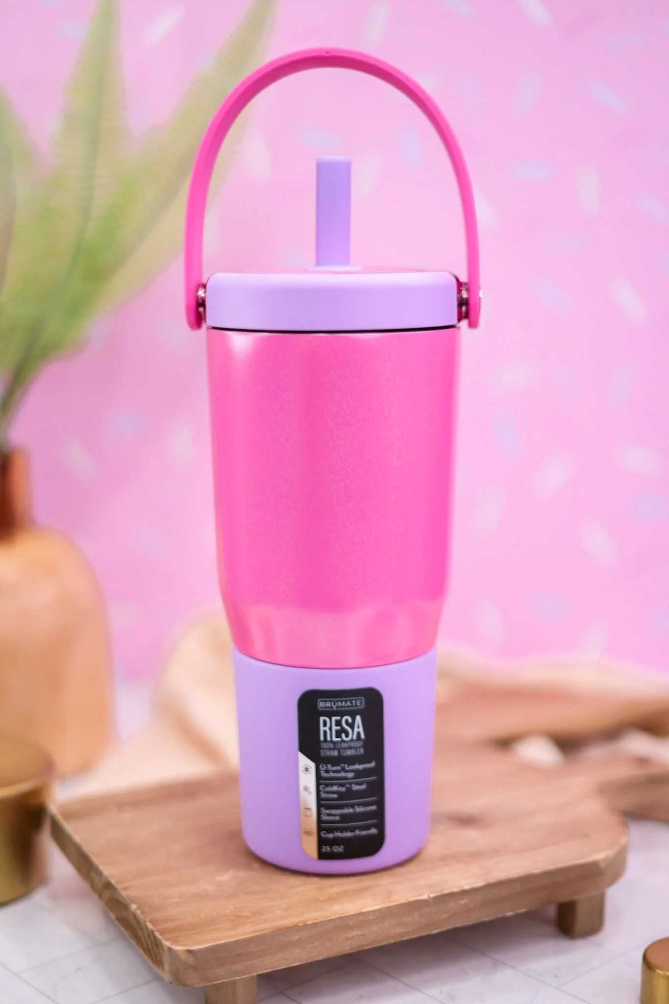 Brumate Glitter Cotton Candy 25oz Resa Tumbler - Image 4