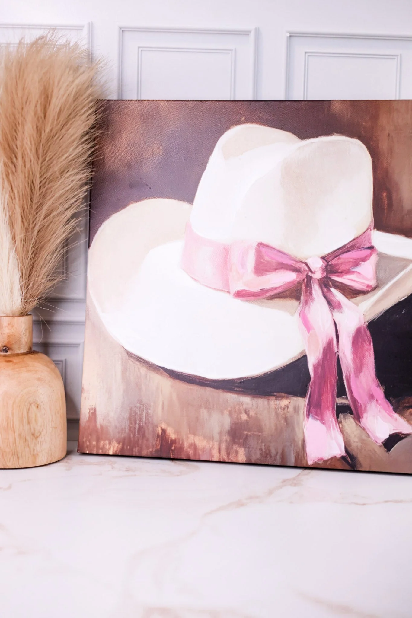 Cowboy Hat With Bow Wall Art - Image 3