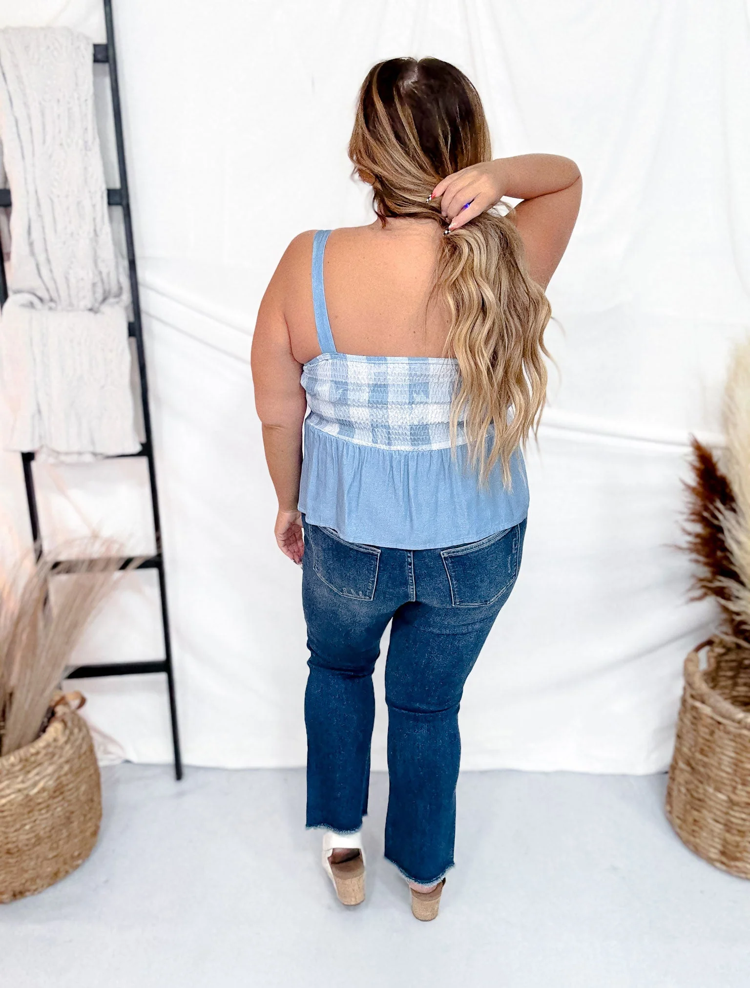 Dancehall Denim Midi Tank Top FINAL SALE - Image 7