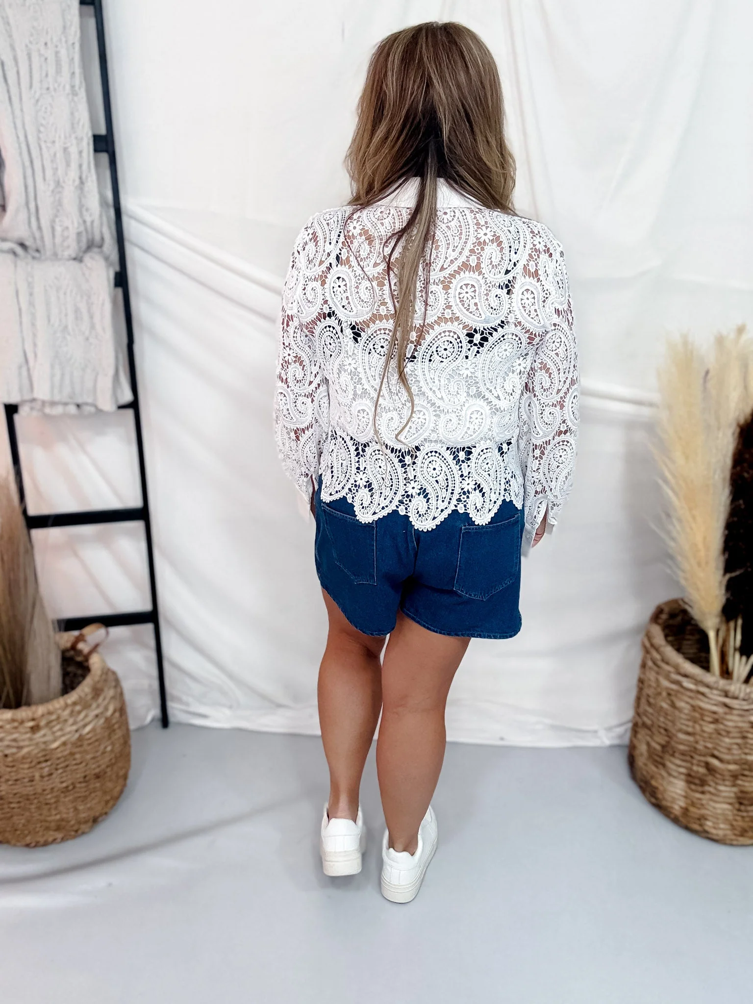 Denim Utility Skort - Image 9