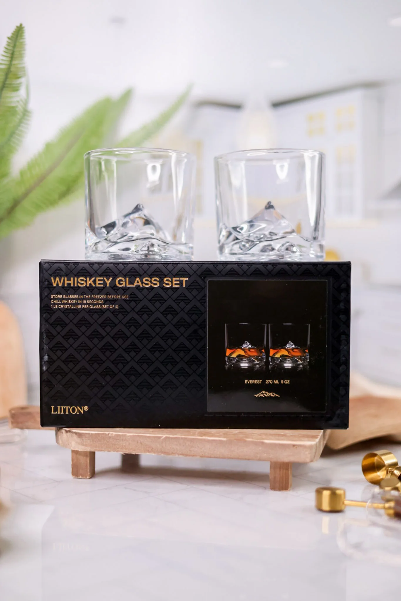 Everest Mountain Whiskey Glasses (Set Of Two) FINAL SALE - Image 4