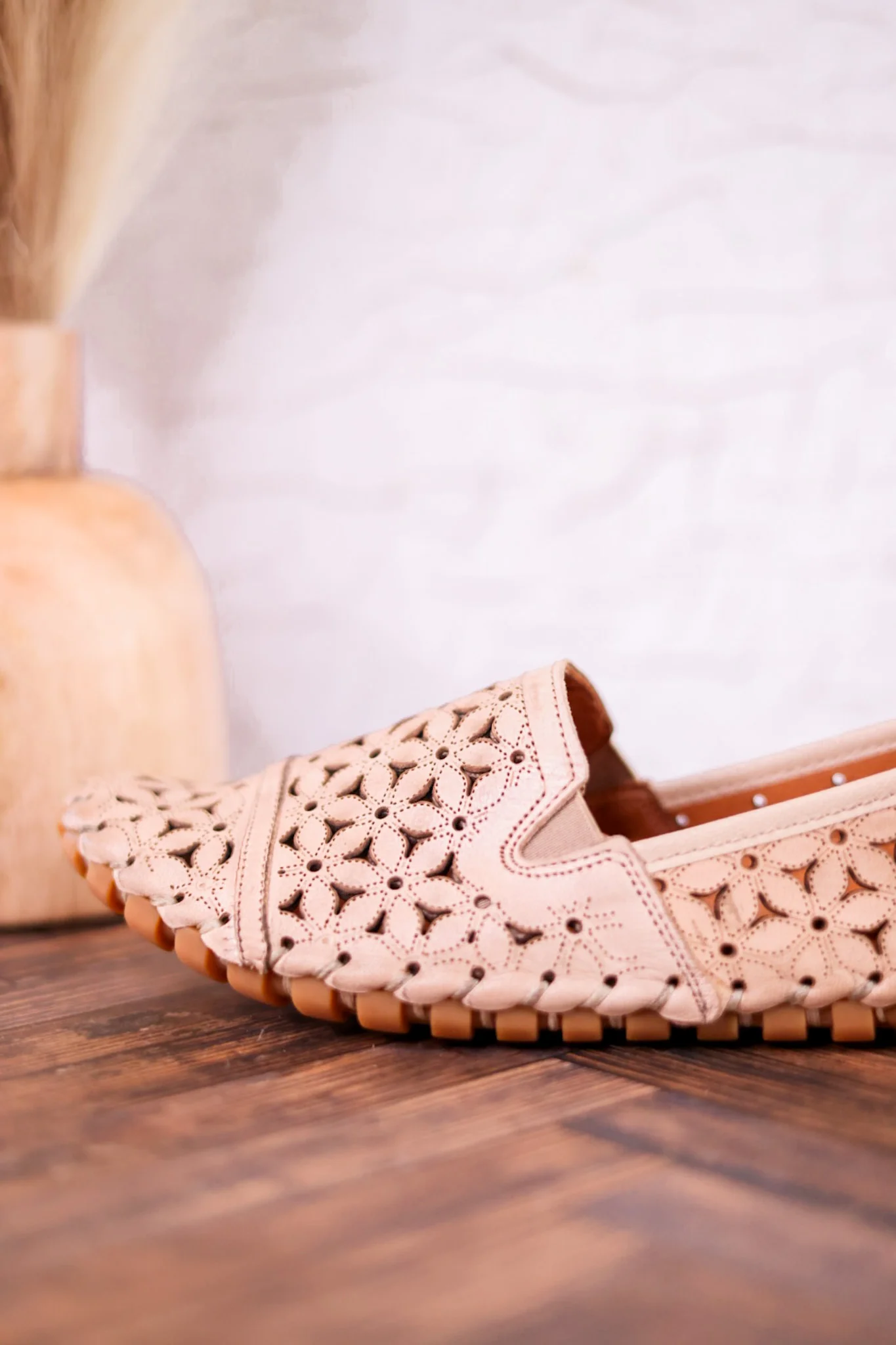Flowerflow Classic Beige Loafers - Image 5