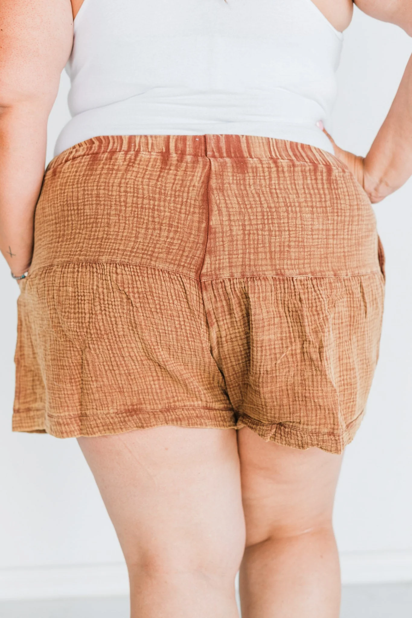 Flowy Western Chic "Range Riders" Saddle Colored Shorts FINAL SALE - Image 22