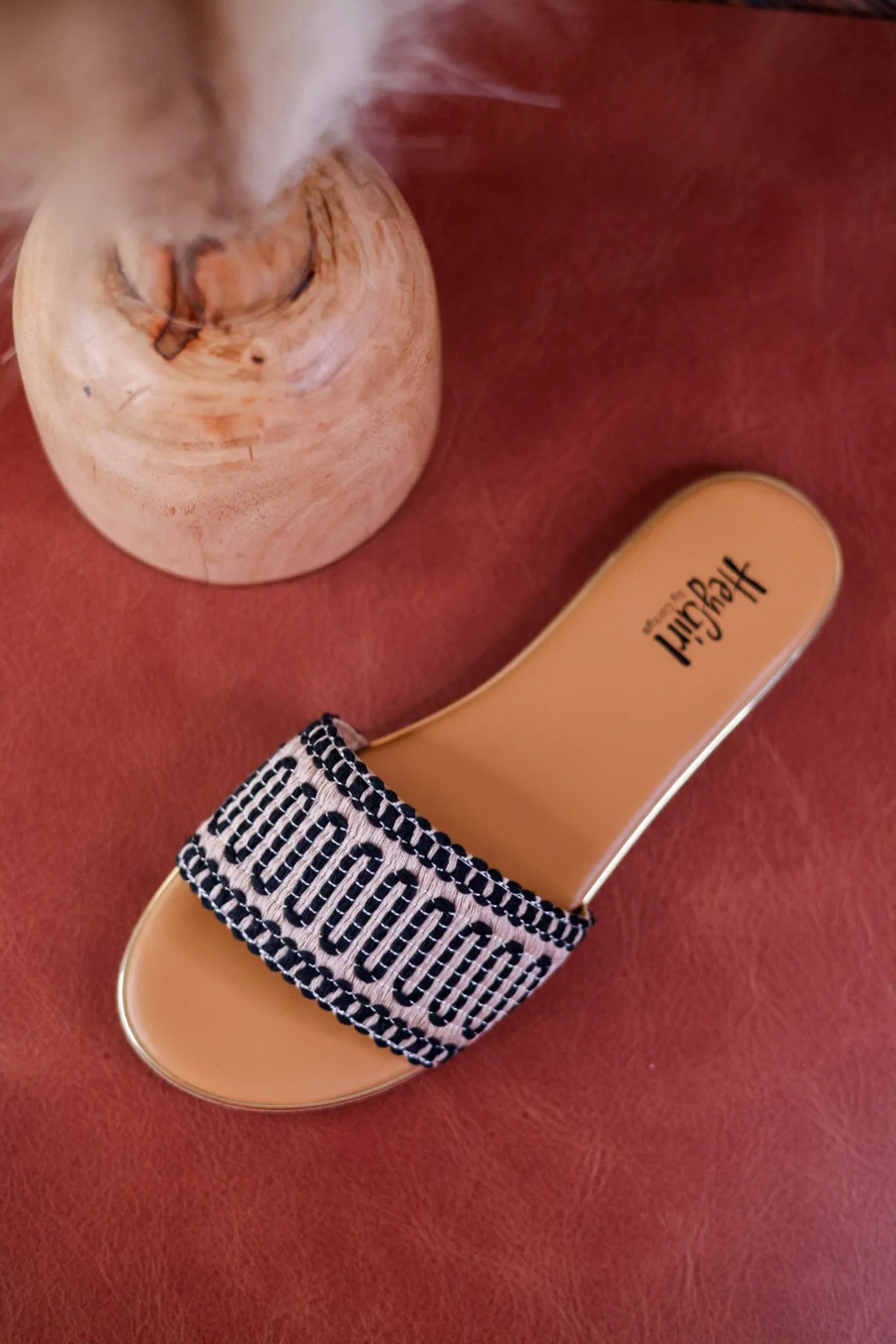 Here For A Good Time Black Sandals FINAL SALE - Image 4
