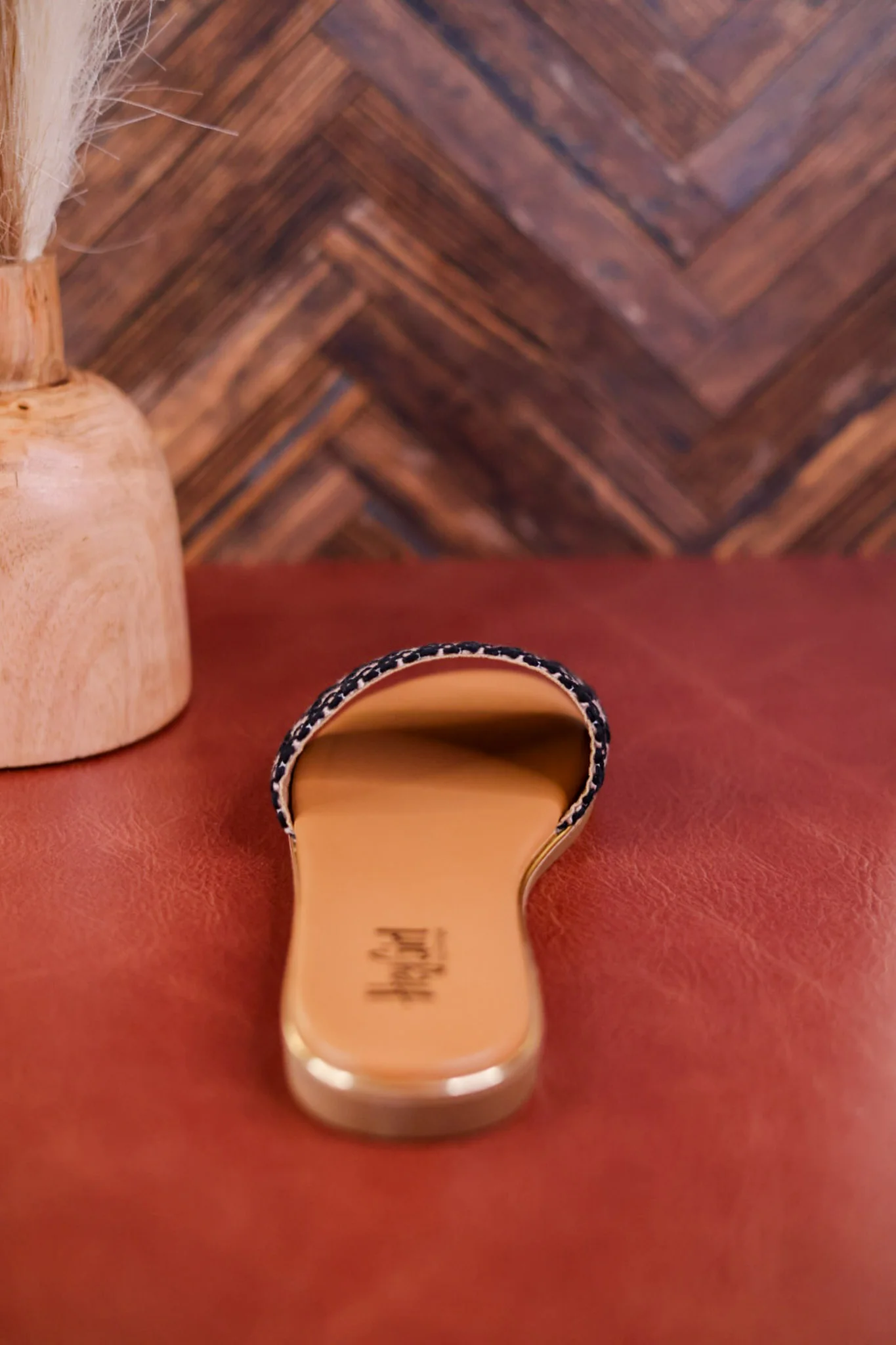 Here For A Good Time Black Sandals FINAL SALE - Image 7