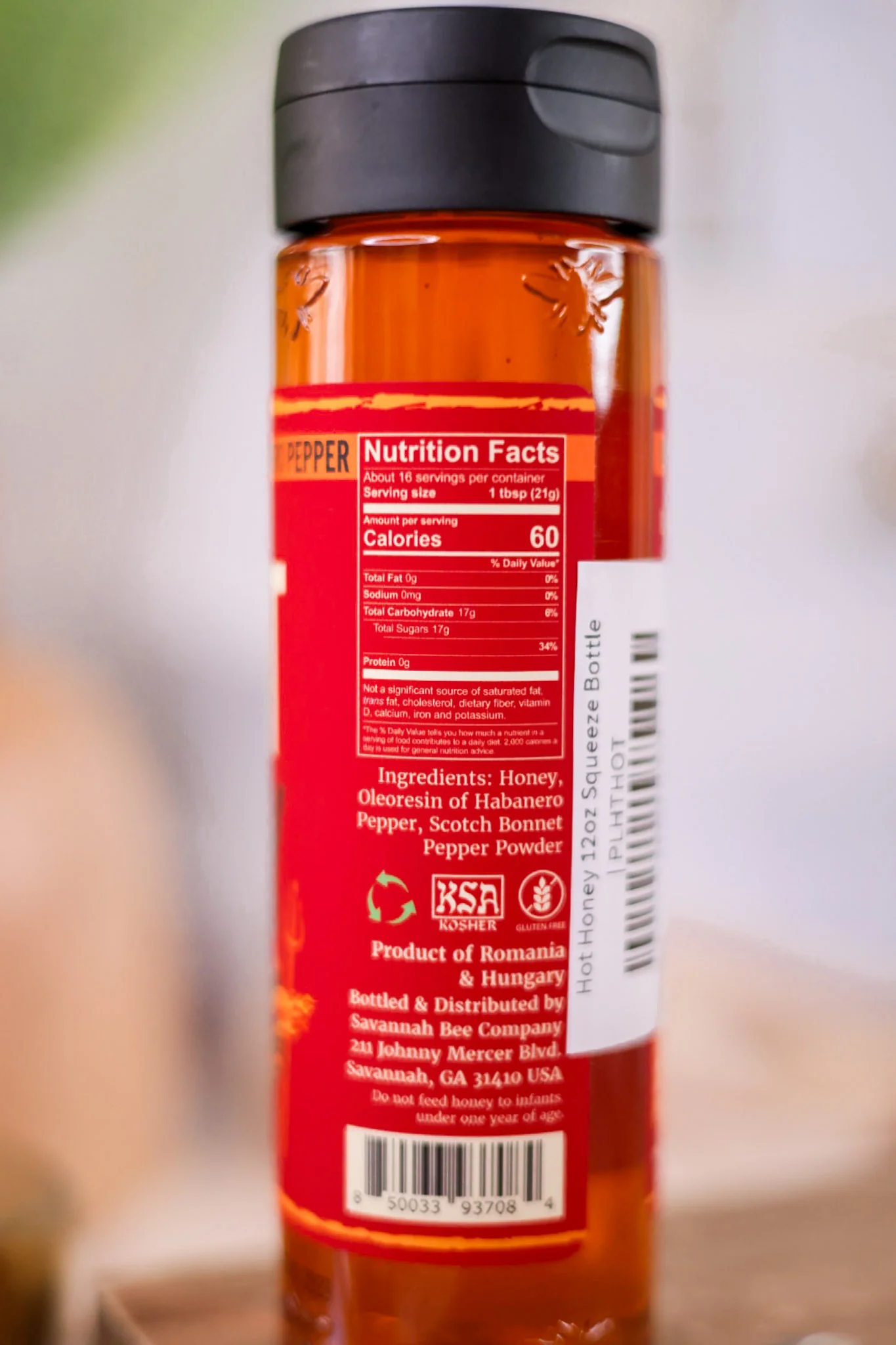 Hot Honey 12oz Squeeze Bottle FINAL SALE - Image 3