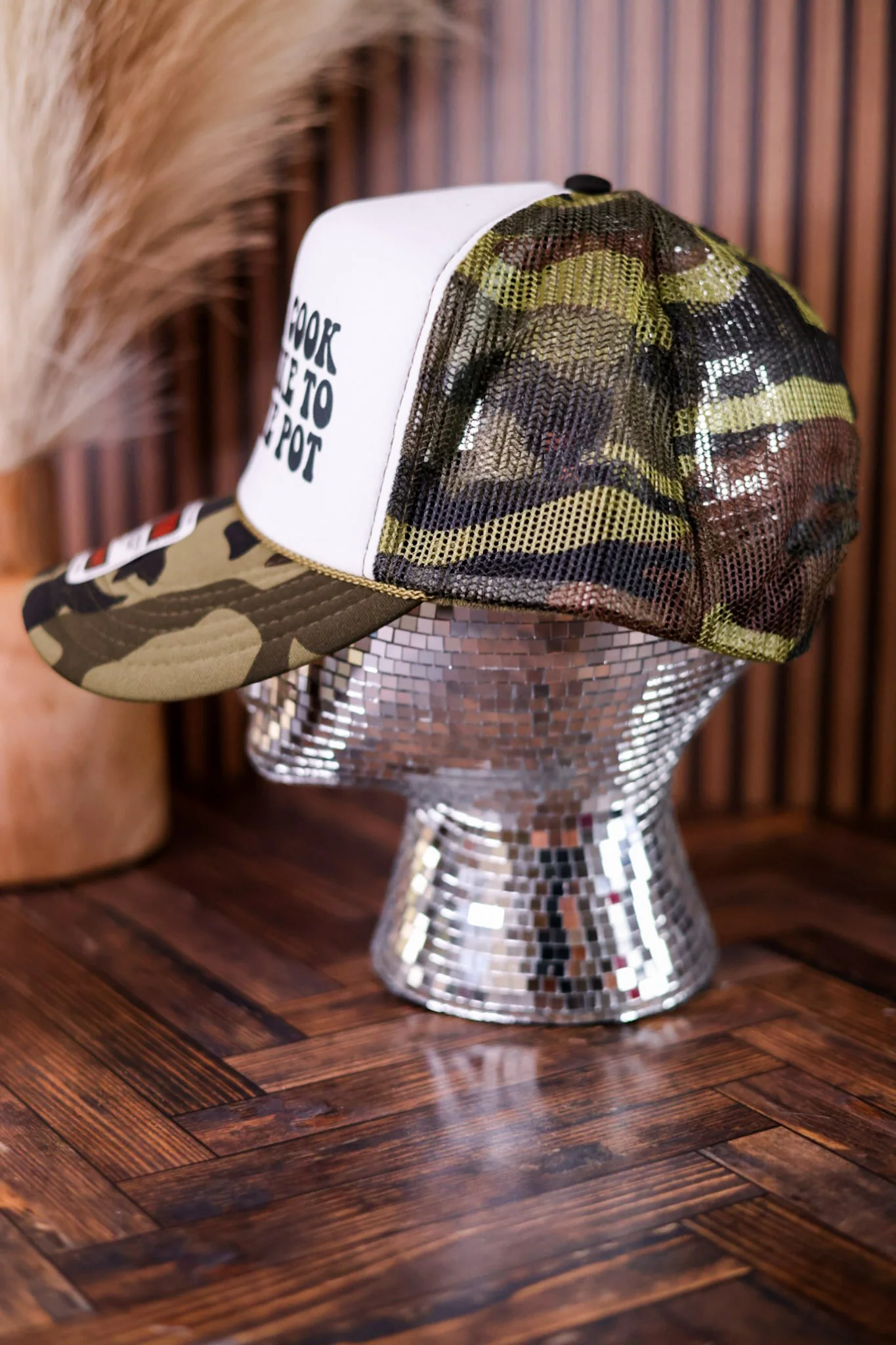 I Don't Cook But I Like to Stir the Pot Trucker Hat - Image 3