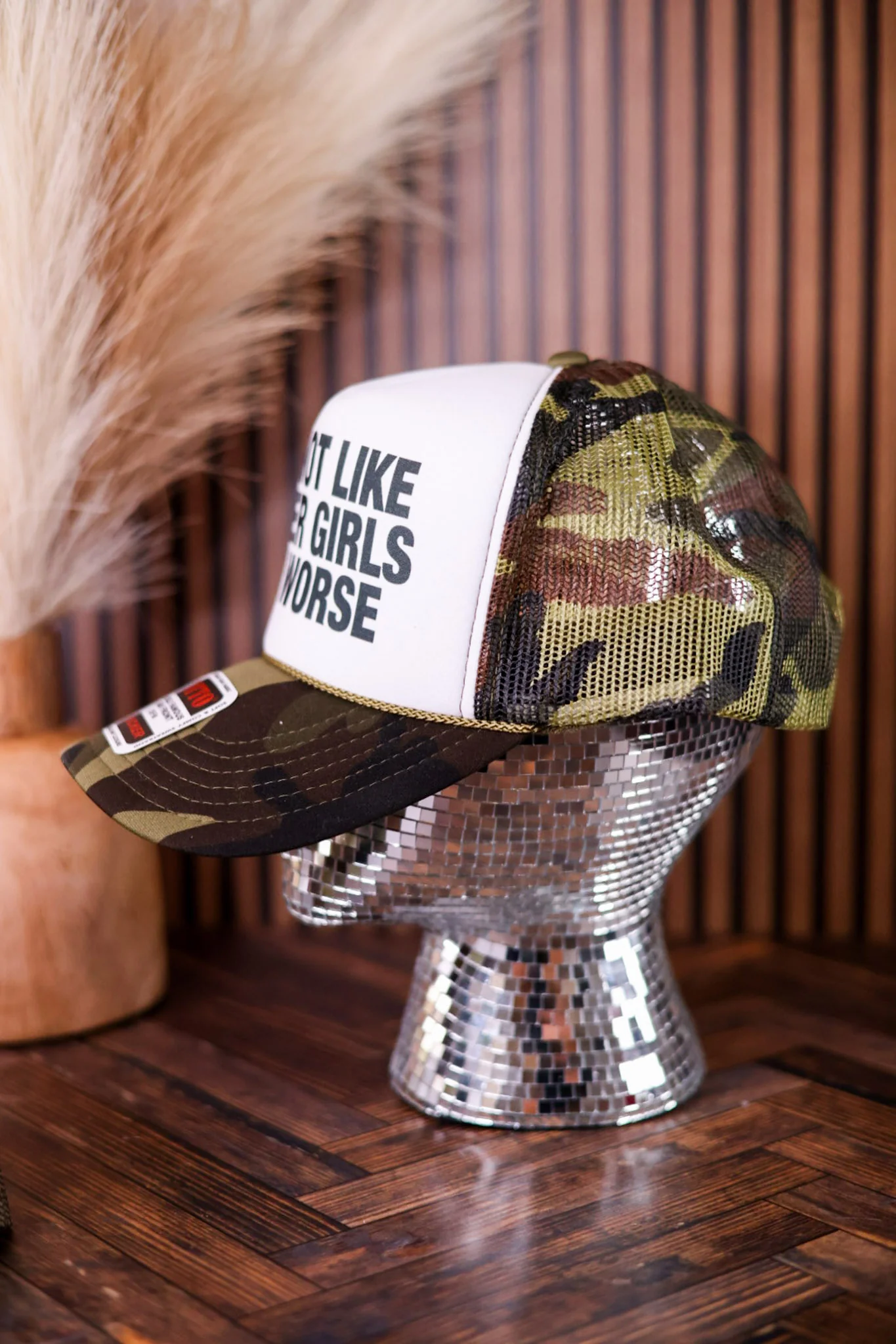 I'm Not Like Other Girls I'm Worse Trucker Hat - Image 3