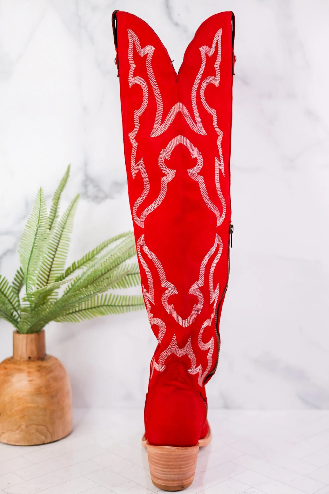 Indira Rojo Tall Wide Calf Boots - Image 7