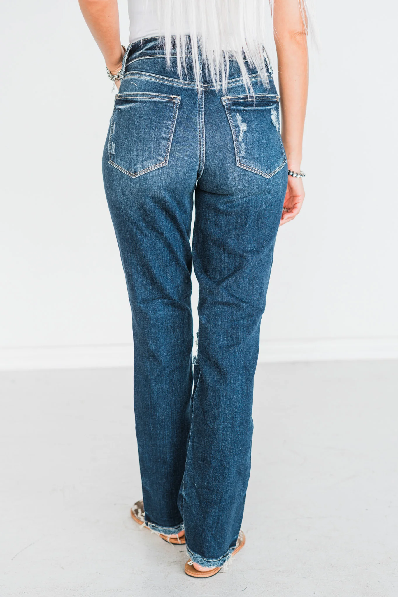Judy Blue Heavy Destroy Straight Leg Jeans - Image 7