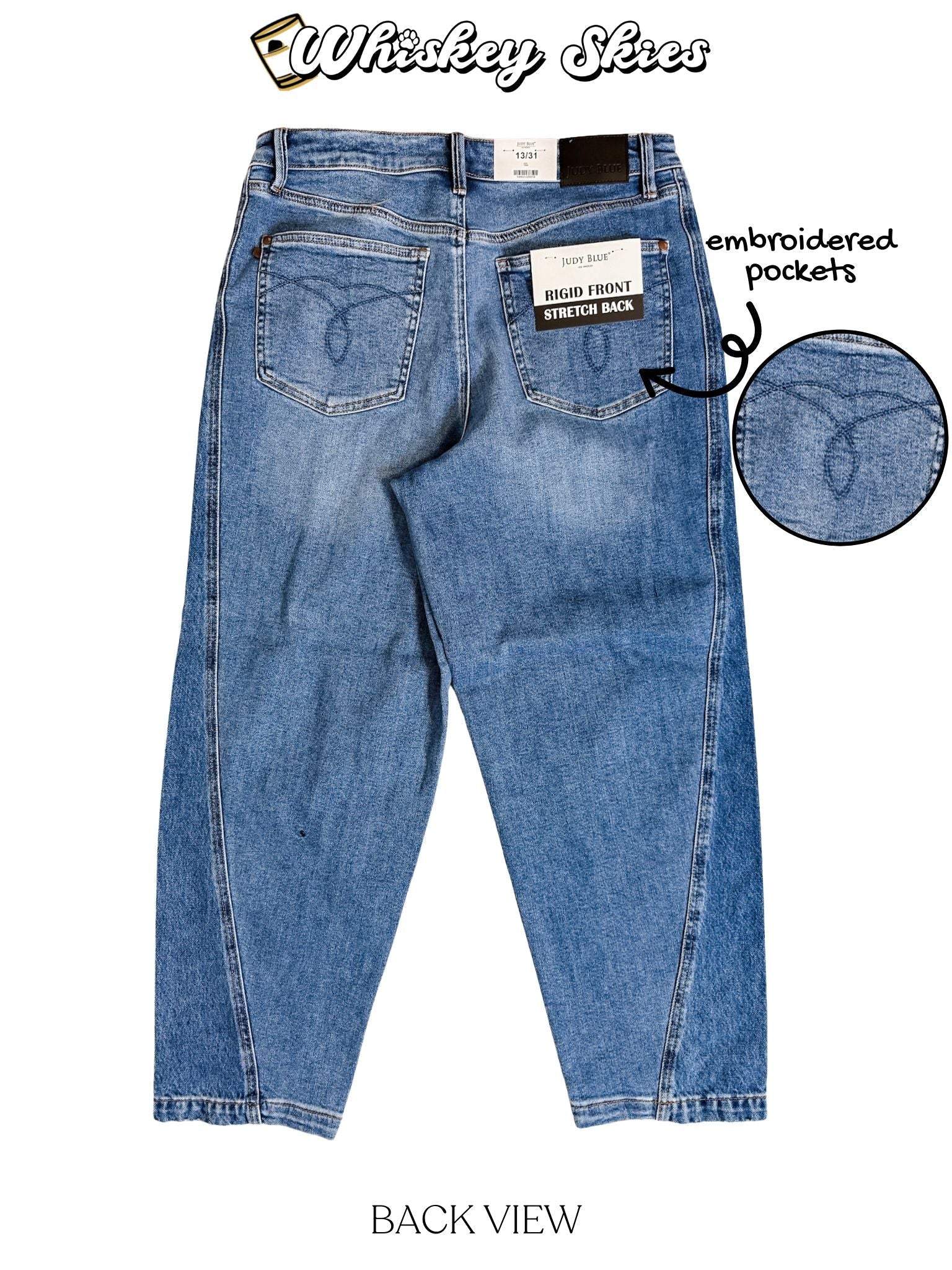 Judy Blue High-Waist Rigid Magic Panel Barrel Jeans - Image 8