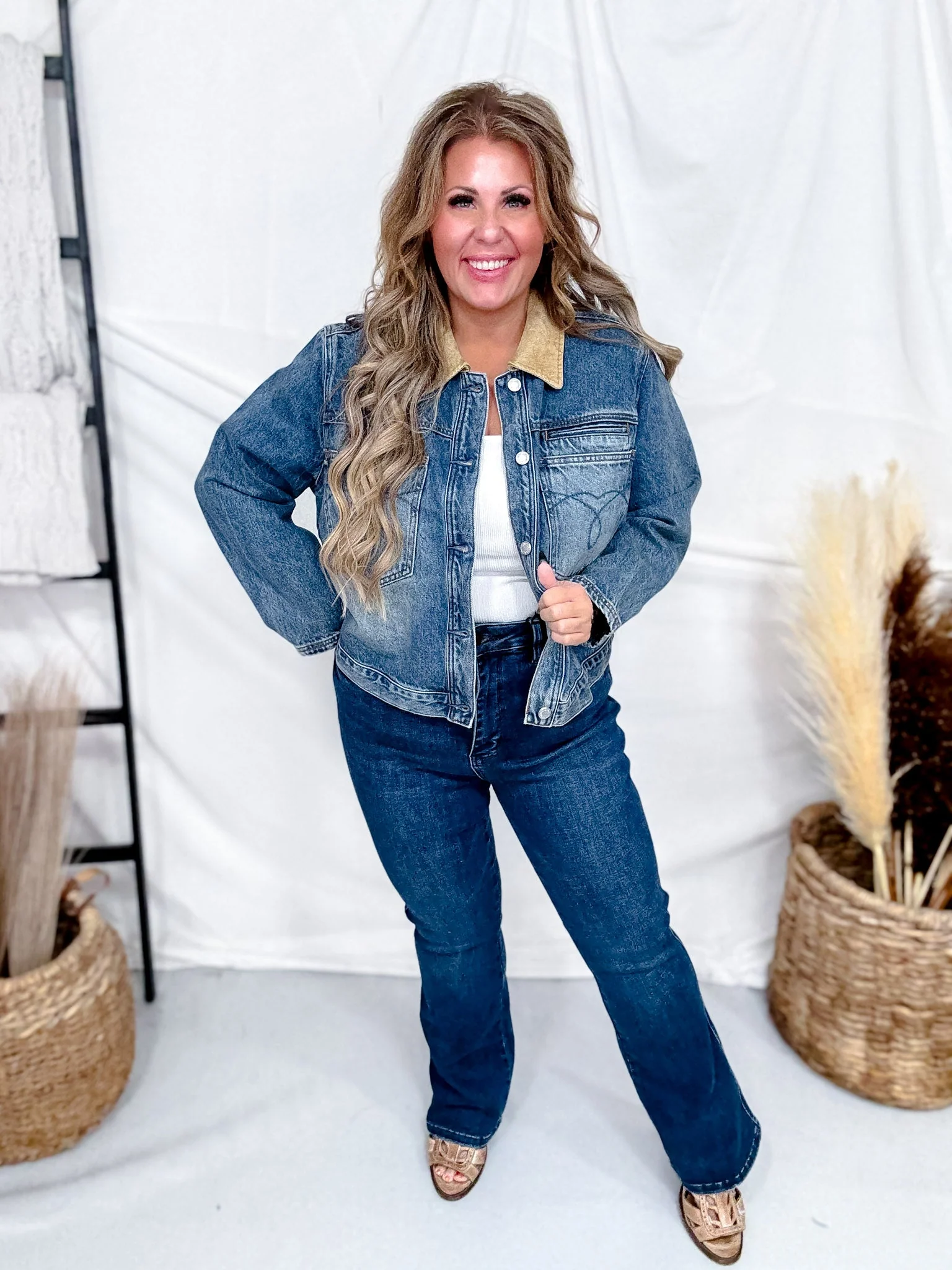 Judy Blue Long Sleeve Rigid Magic Barn Jacket FINAL SALE - Image 4