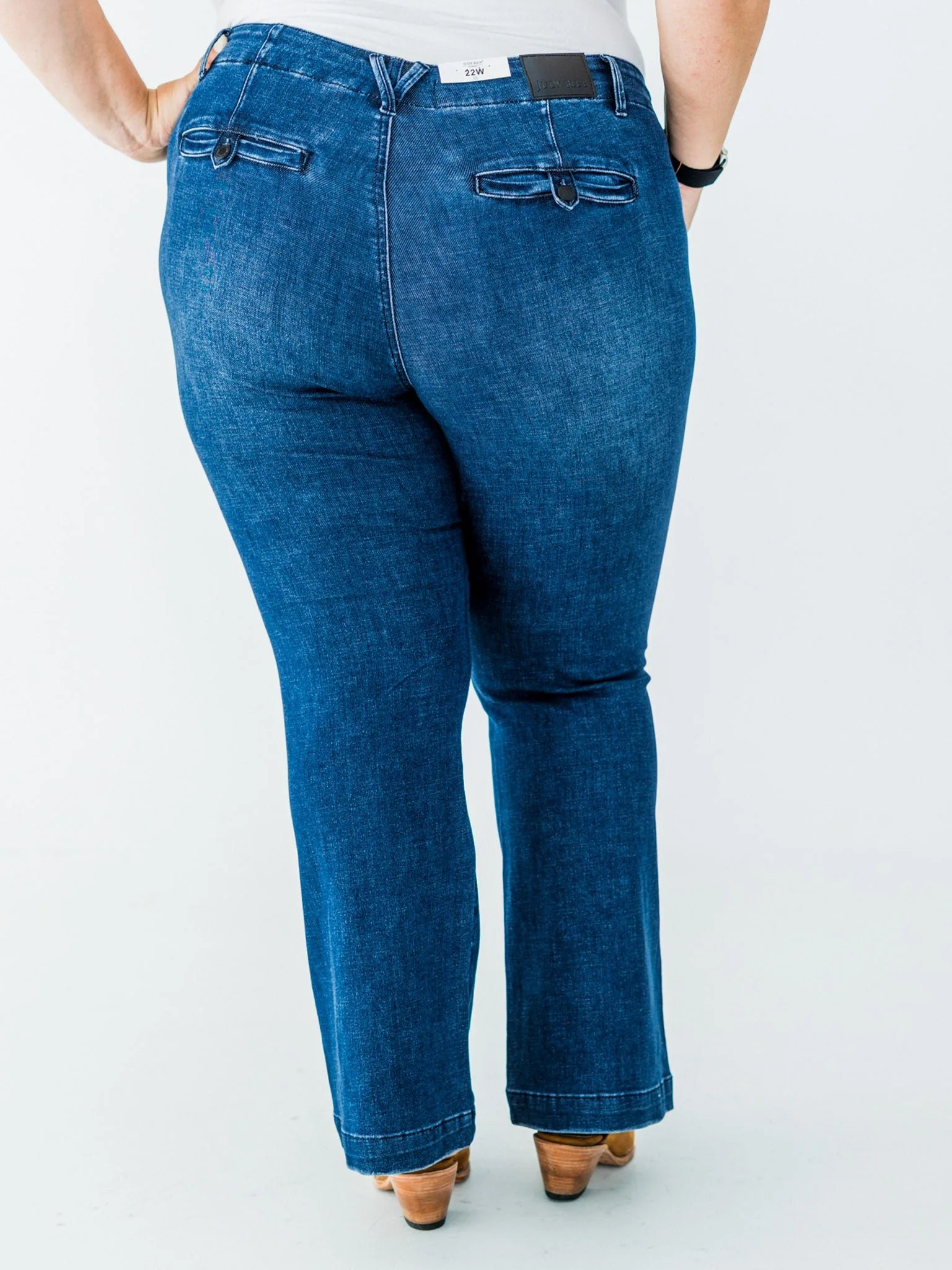 Judy Blue Mid-Rise Tummy Control Bootcut Jeans FINAL SALE - Image 3