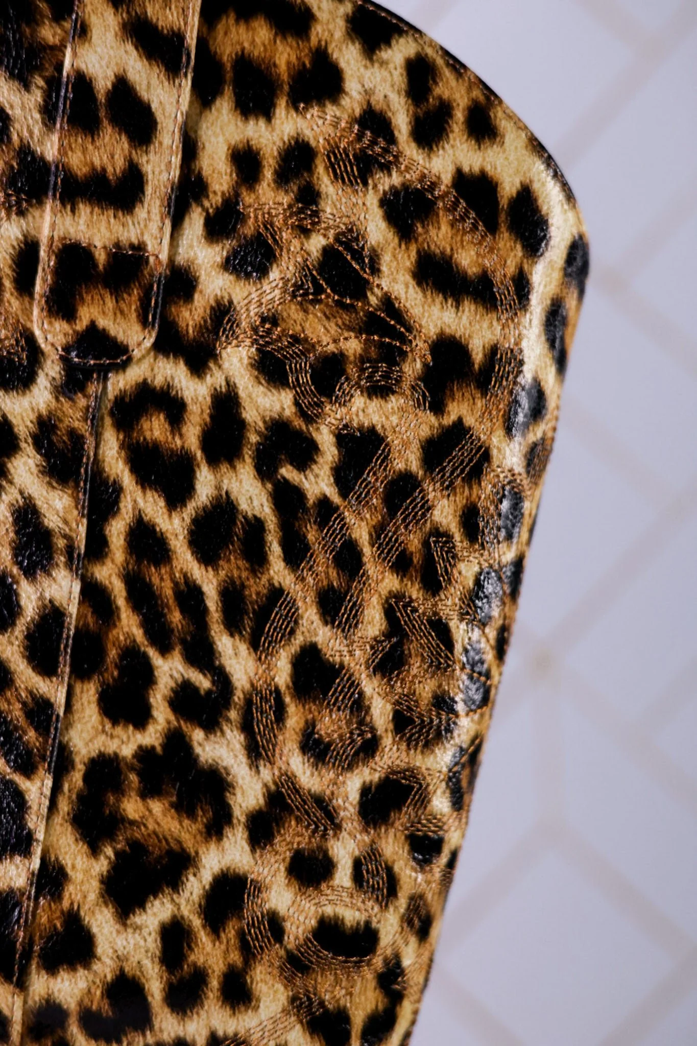 Just In Case Leopard Print Cowboy Boots FINAL SALE - Image 3