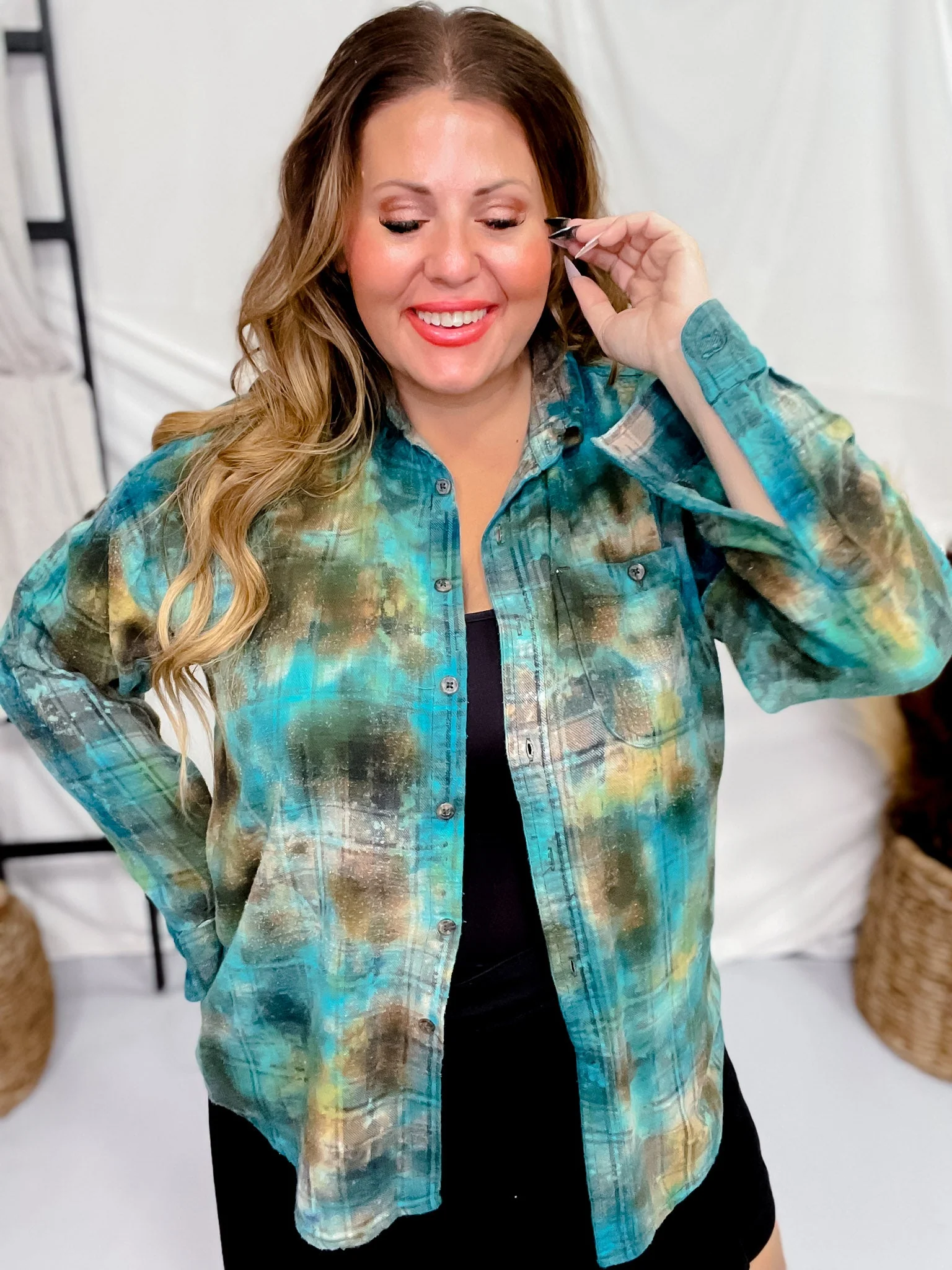 Kind Is Cool Hand Dyed W/ Handmade Patch FINAL SALE - Image 3