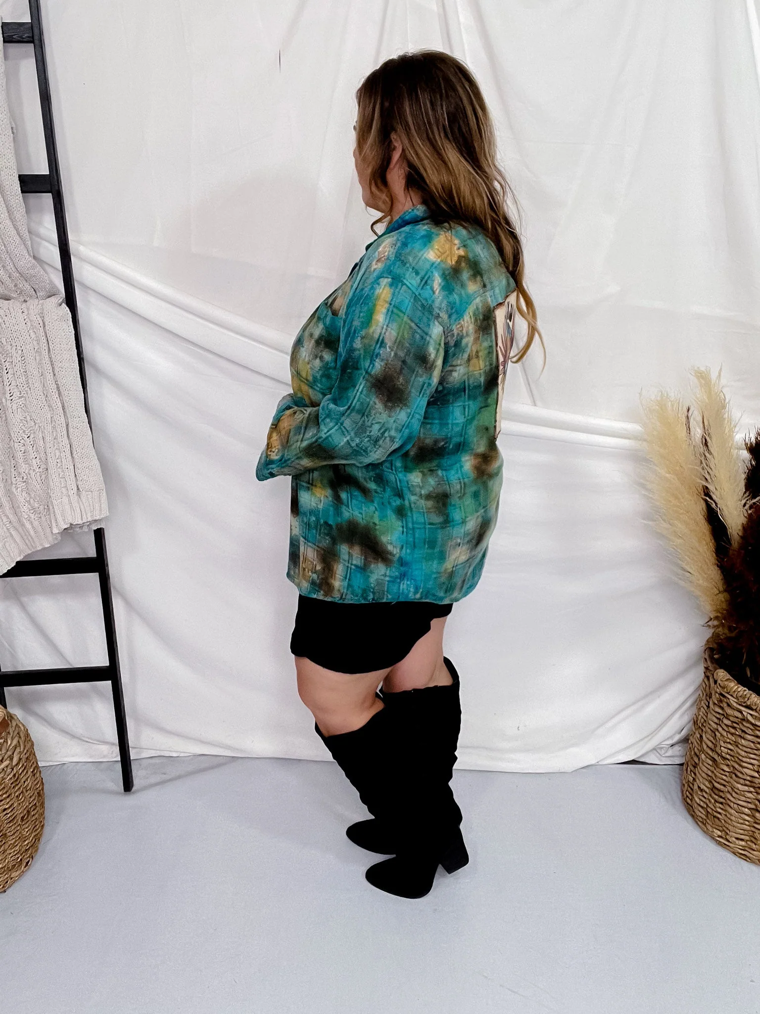 Kind Is Cool Hand Dyed W/ Handmade Patch FINAL SALE - Image 8