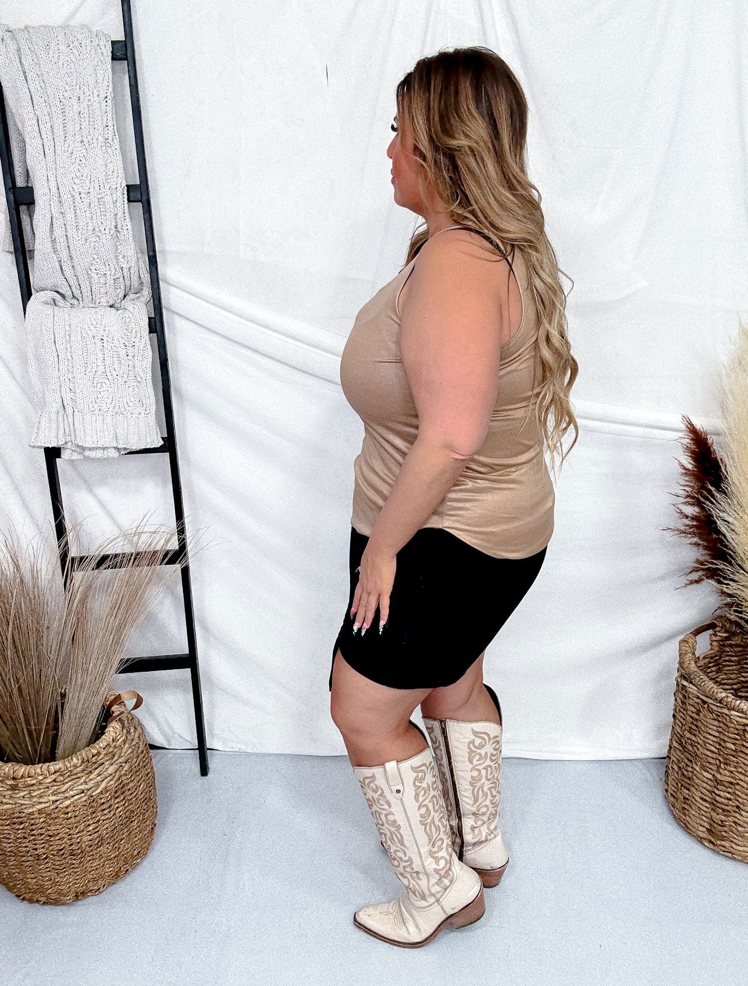 Lasso Lux Saddle Colored Tank Top FINAL SALE - Image 4