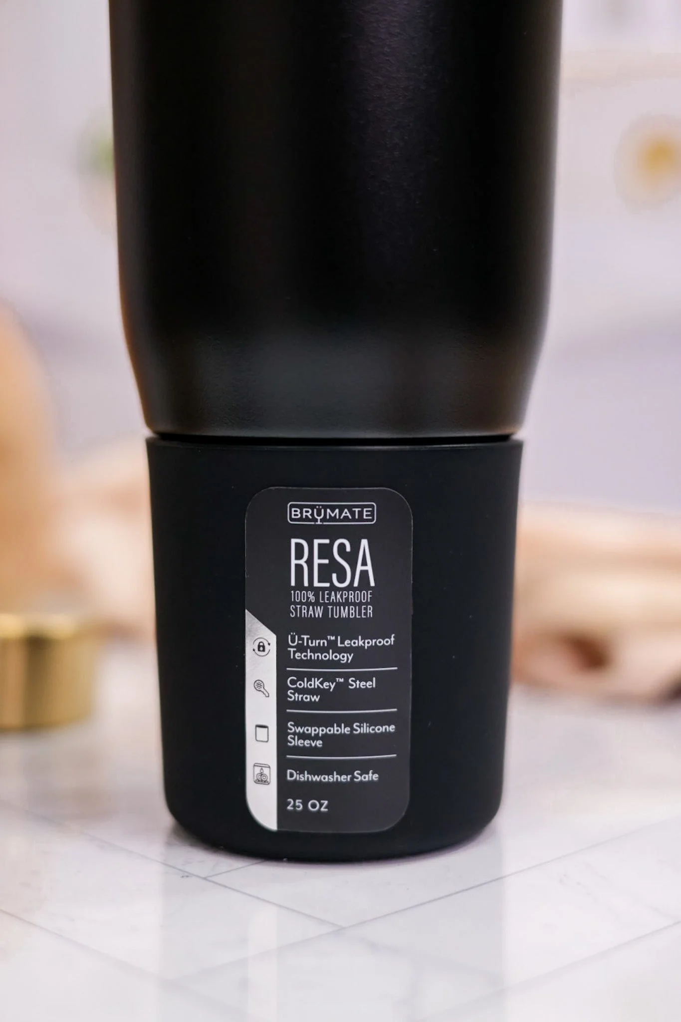 Matte Black 25oz Resa Tumbler - Image 3