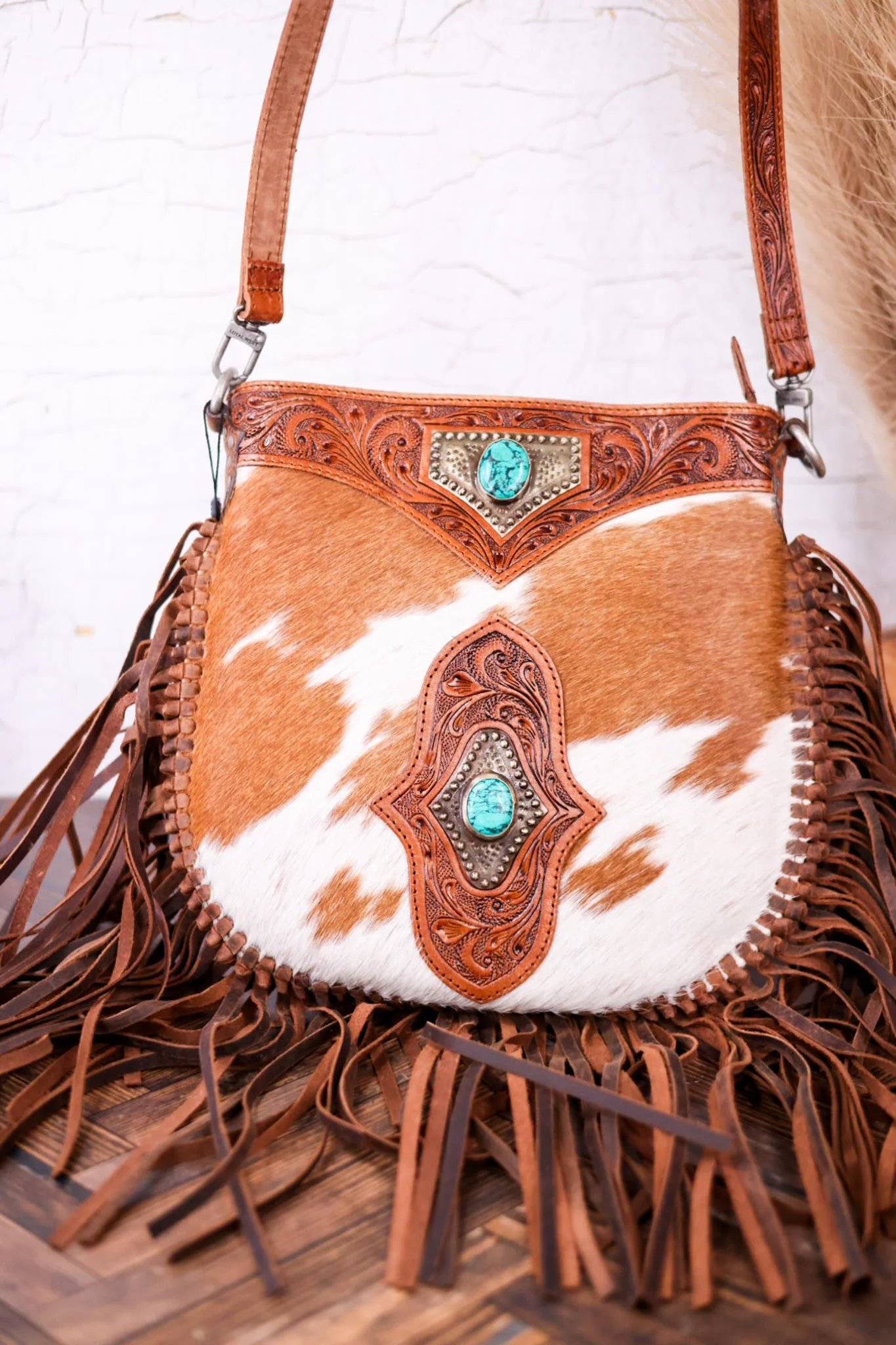 Mojave Tassel Bag with Turquoise Accents FINAL SALE - Image 11