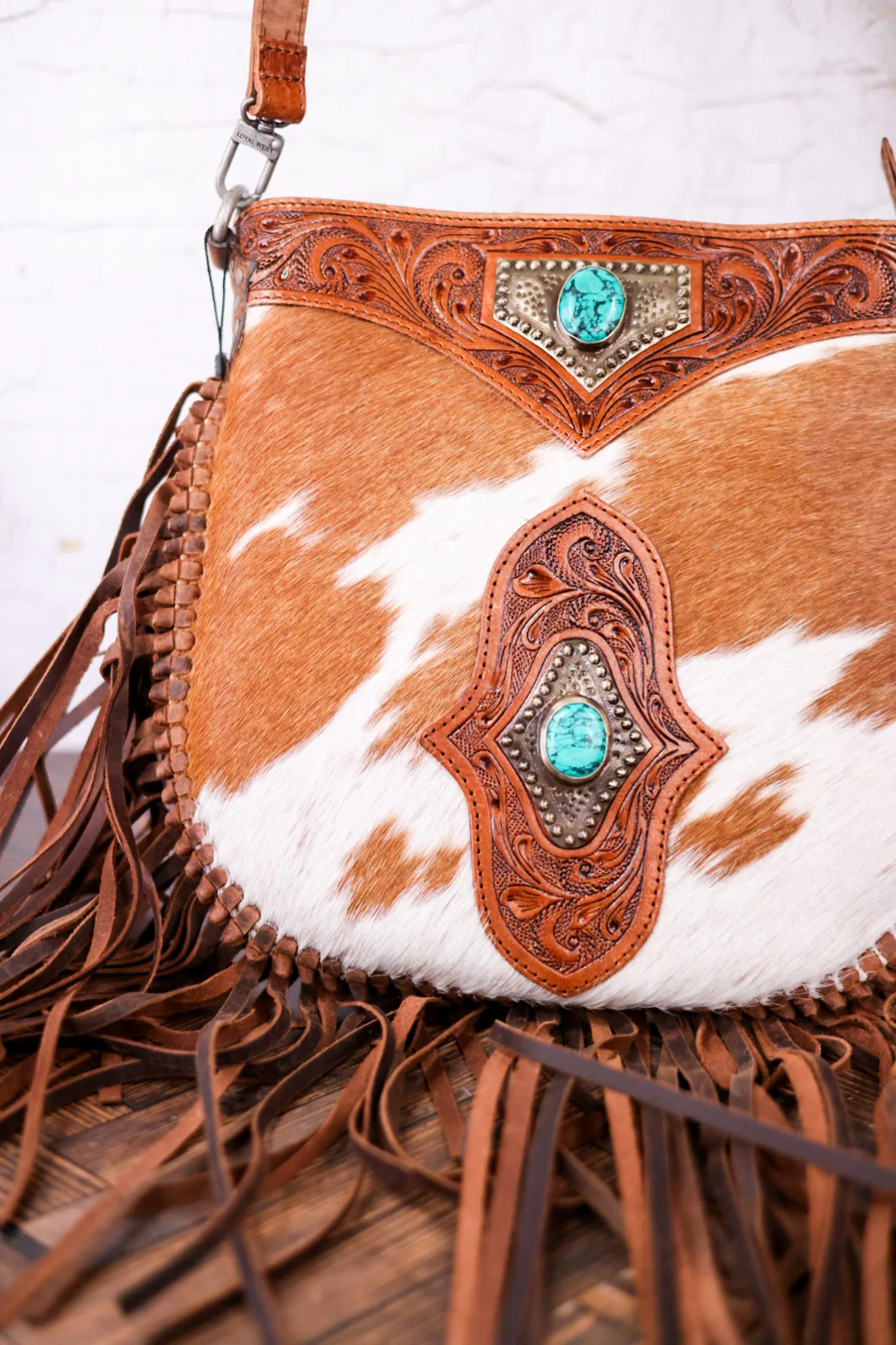Mojave Tassel Bag with Turquoise Accents FINAL SALE - Image 5