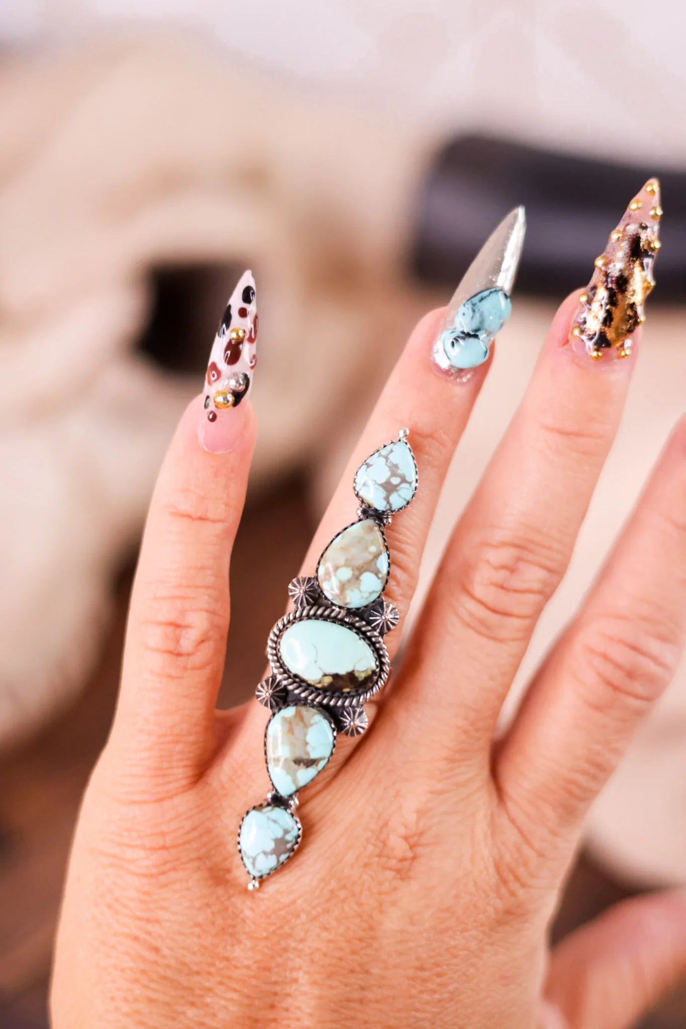 Multi Mine Turquoise Rings (4 Styles) - Image 4