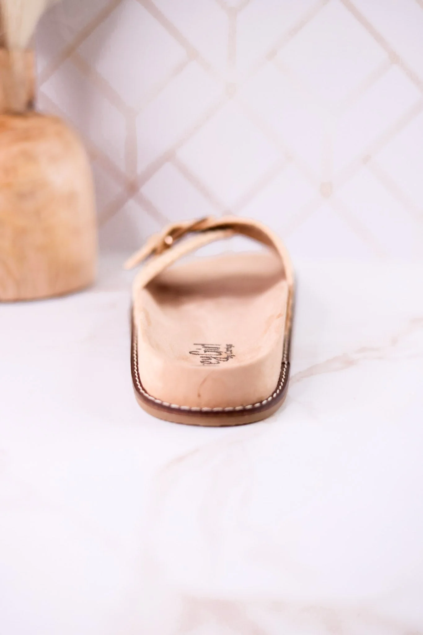 "Passport" Raffia Sandals With Buckle Strap FINAL SALE - Image 9