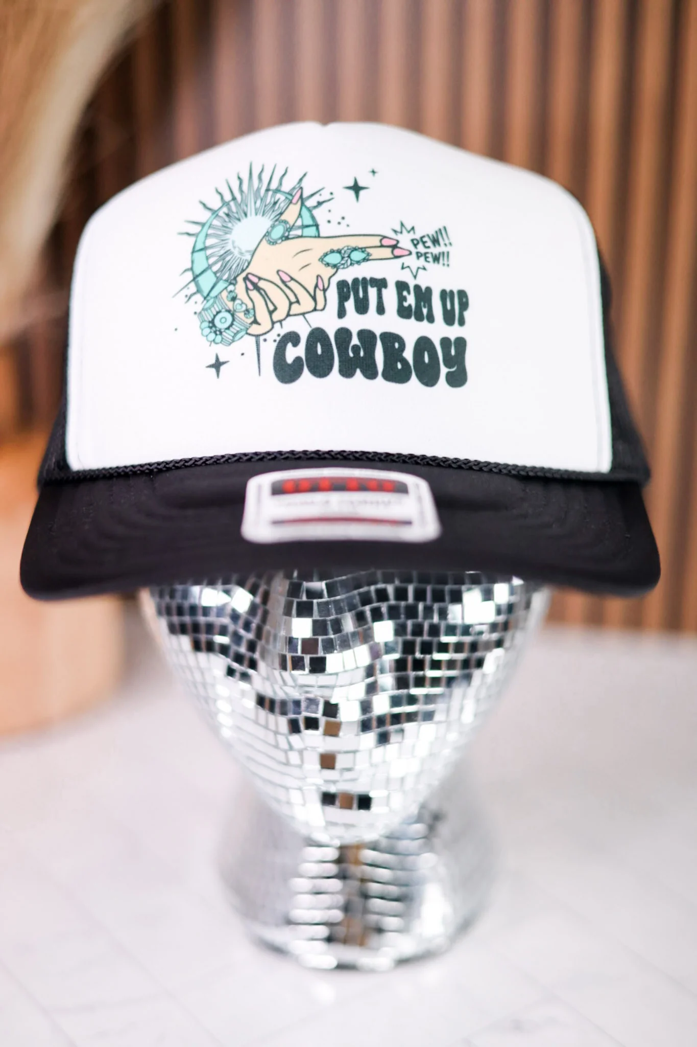 Put Em Up Cowboy Trucker Hat - Image 2