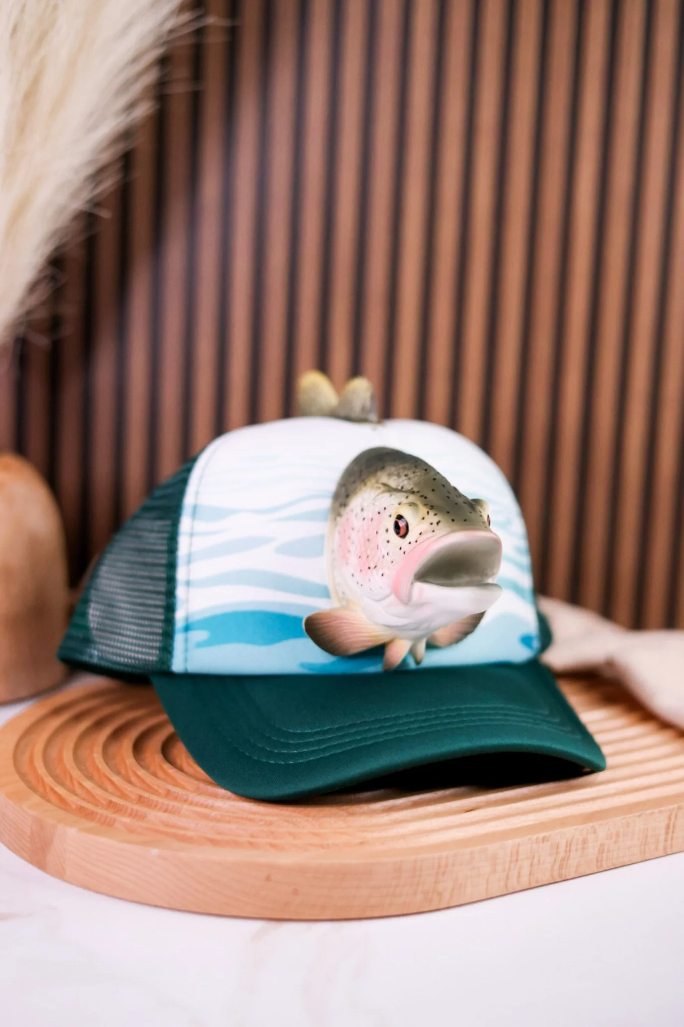 Rainbow Trout 3D Pop Trucker Hat - Image 2