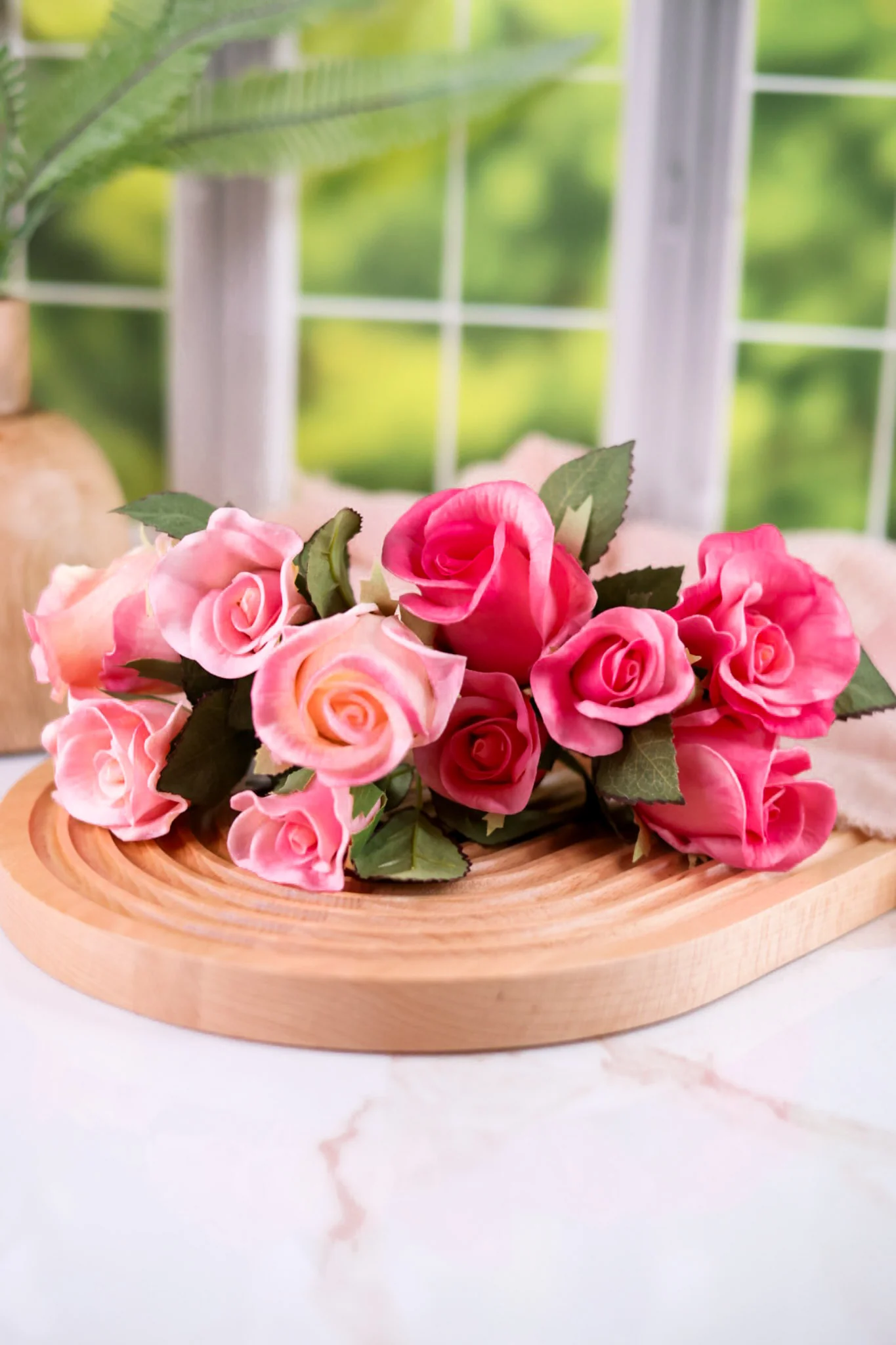 Real Touch 10" Pink Rose Bundle (2 Colors) FINAL SALE - Image 4