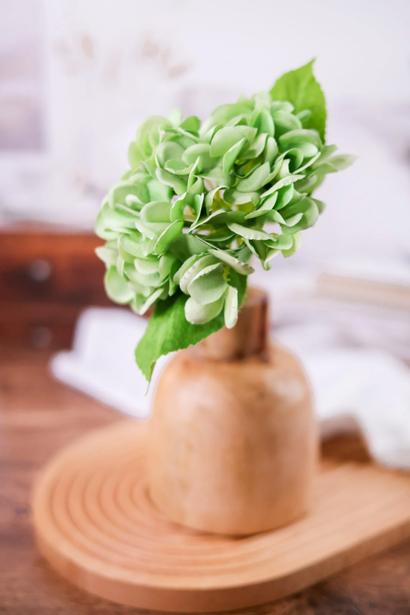 Real Touch Green Hydrangea Stem FINAL SALE - Image 3