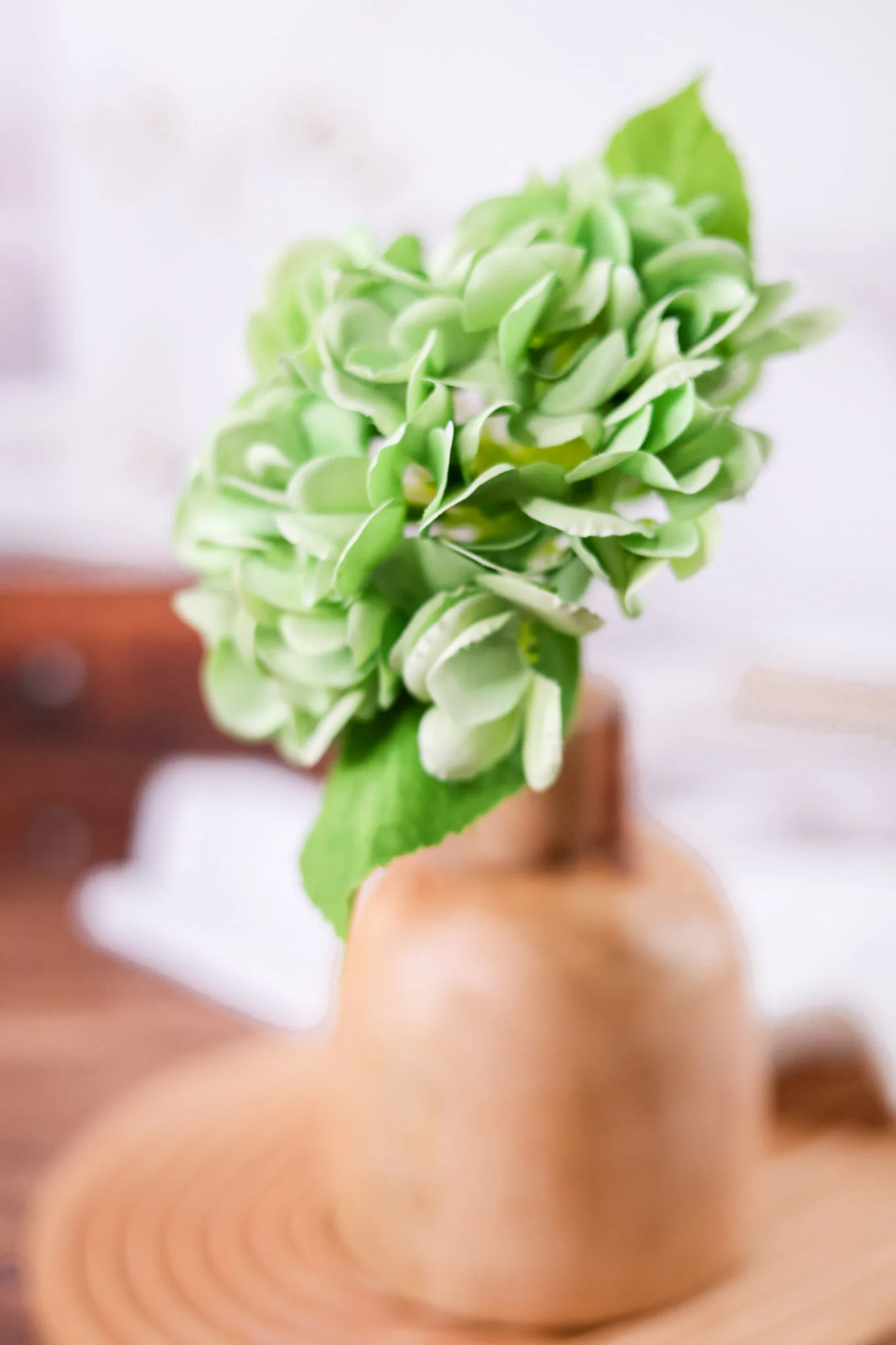 Real Touch Green Hydrangea Stem FINAL SALE - Image 4