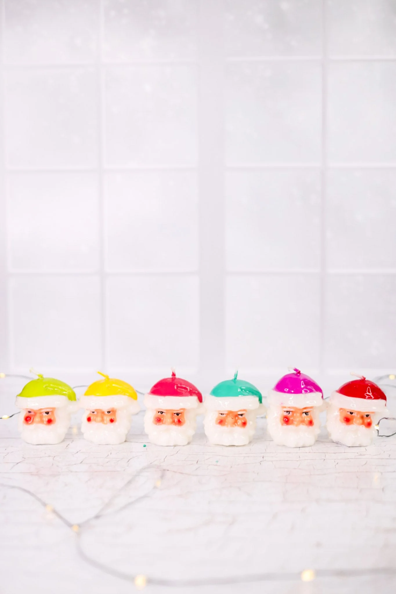 Santa Head Candles (6 Colors) FINAL SALE - Image 8
