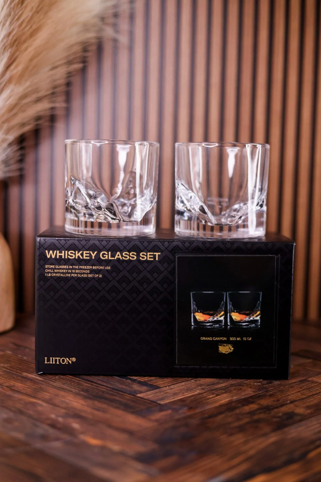 Set of 2 Grand Canyon Crystalline Whiskey Glasses FINAL SALE - Image 4