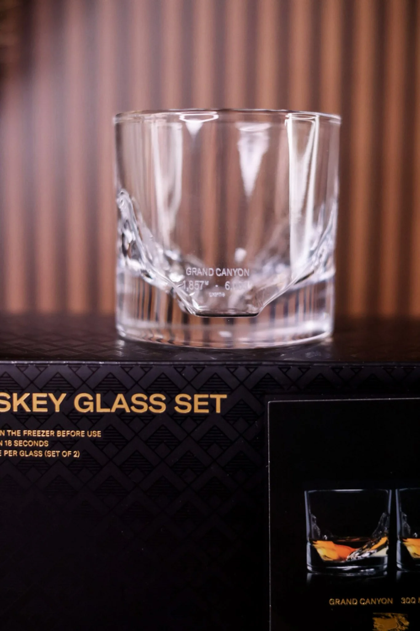 Set of 2 Grand Canyon Crystalline Whiskey Glasses FINAL SALE - Image 6