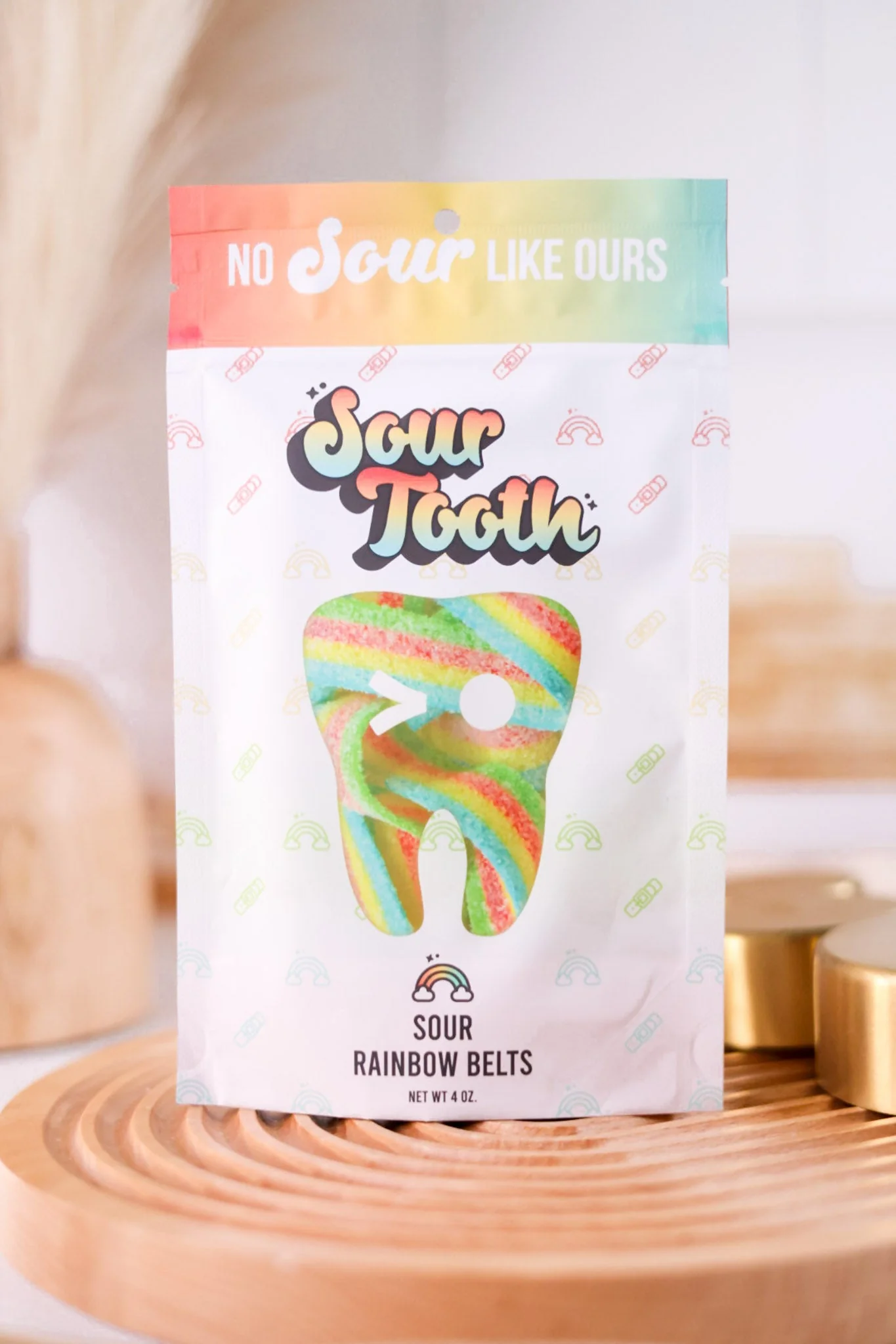Sour Tooth Rainbow Belts FINAL SALE