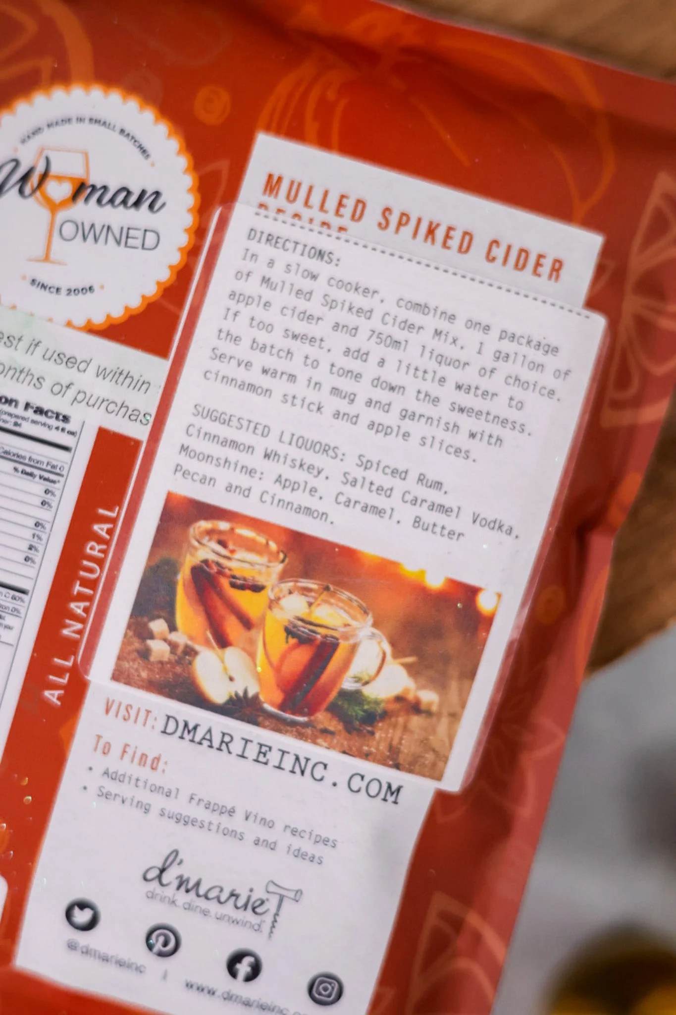 Spiked Hot Beverage Mixes (2 Flavors) FINAL SALE - Image 4