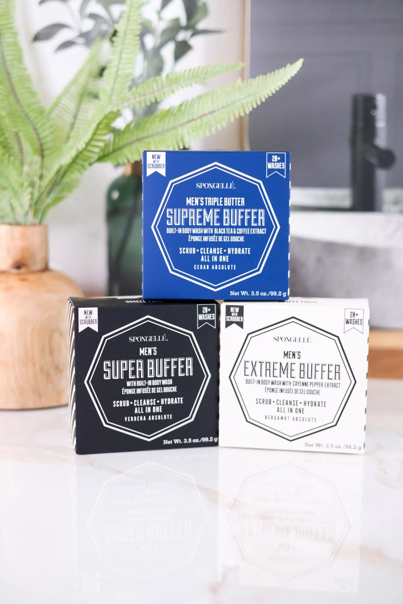 Spongelle Men's Body Buffers (3 Scents) FINAL SALE - Image 6