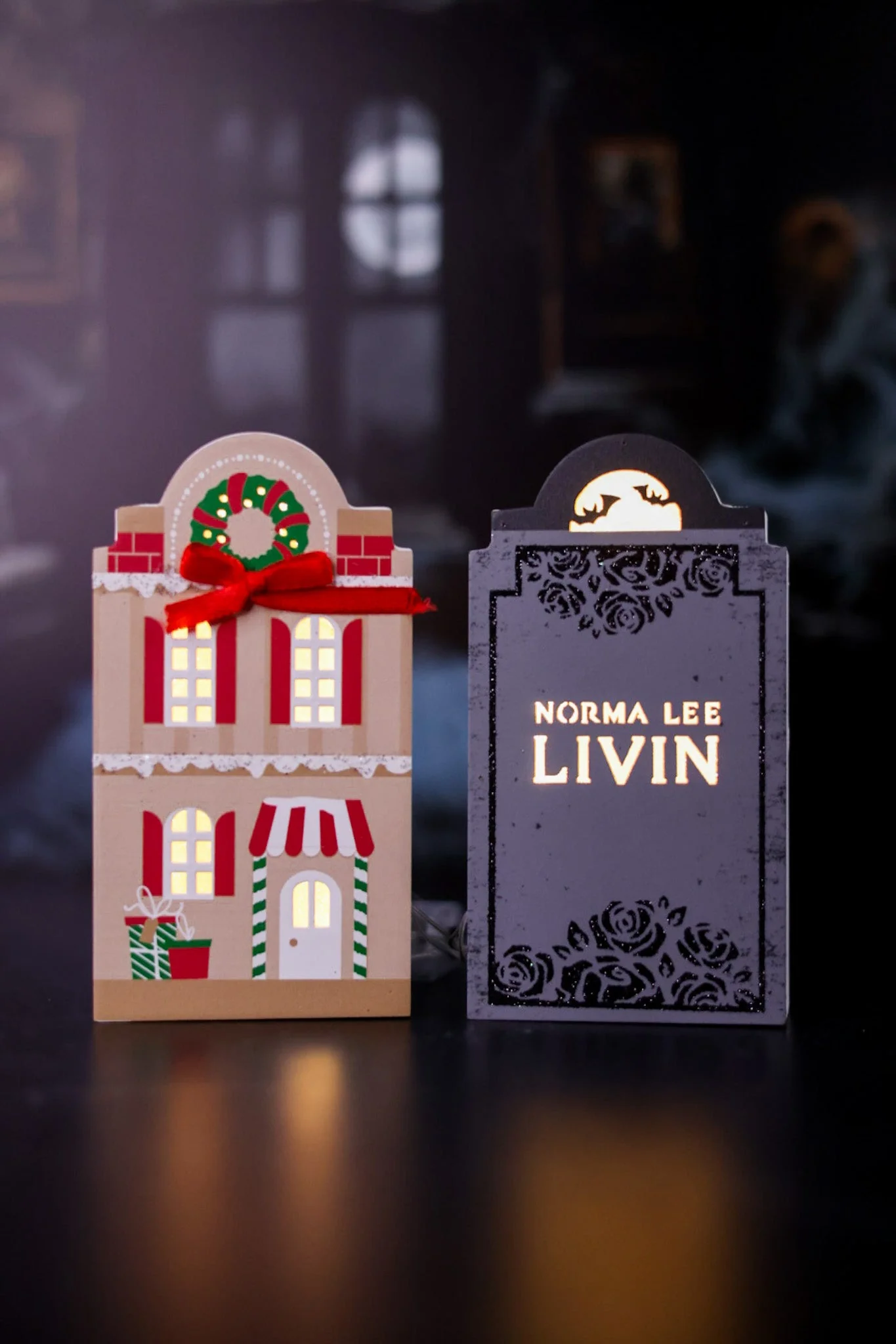 Spooky Ligh-Up Reversable Table Top Decor (2 Styles) FINAL SALE - Image 5