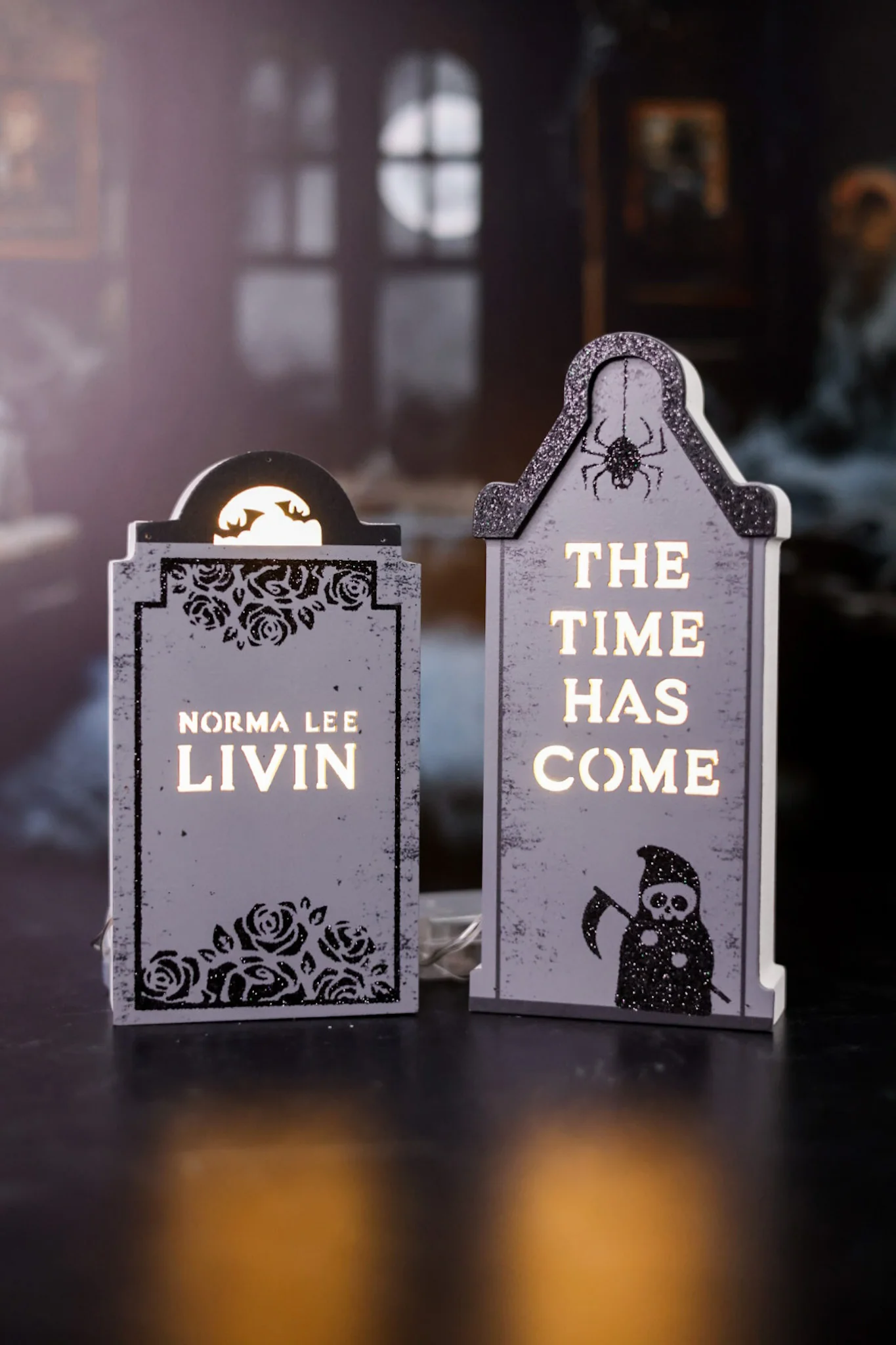 Spooky Ligh-Up Reversable Table Top Decor (2 Styles) FINAL SALE - Image 9