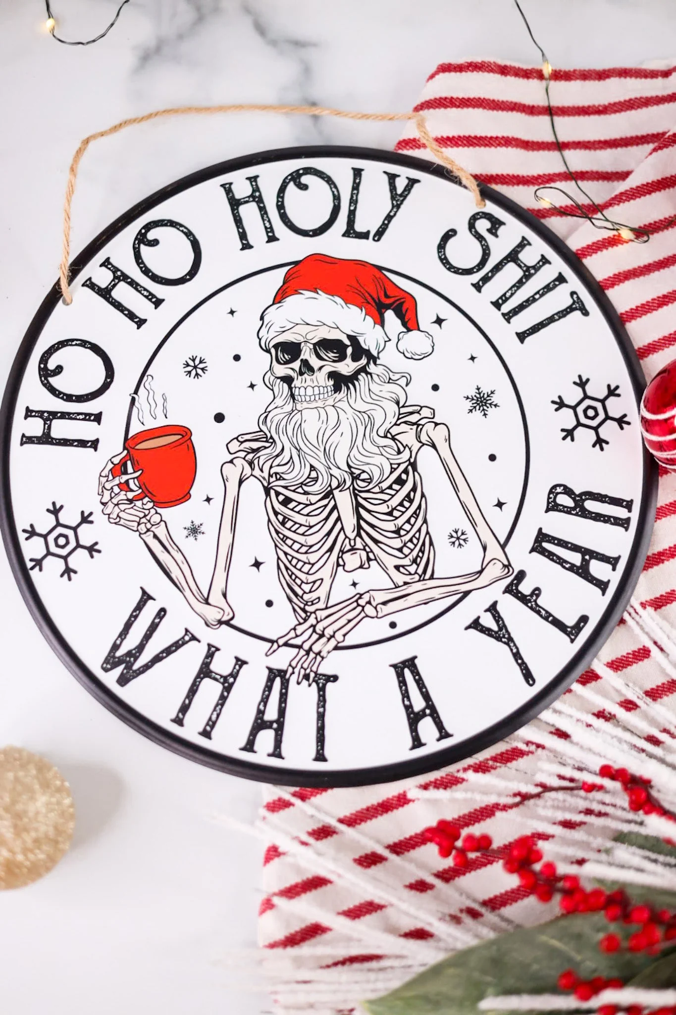 Time For A Beer/ What A Year Metal Sign (2 Styles) FINAL SALE - Image 5