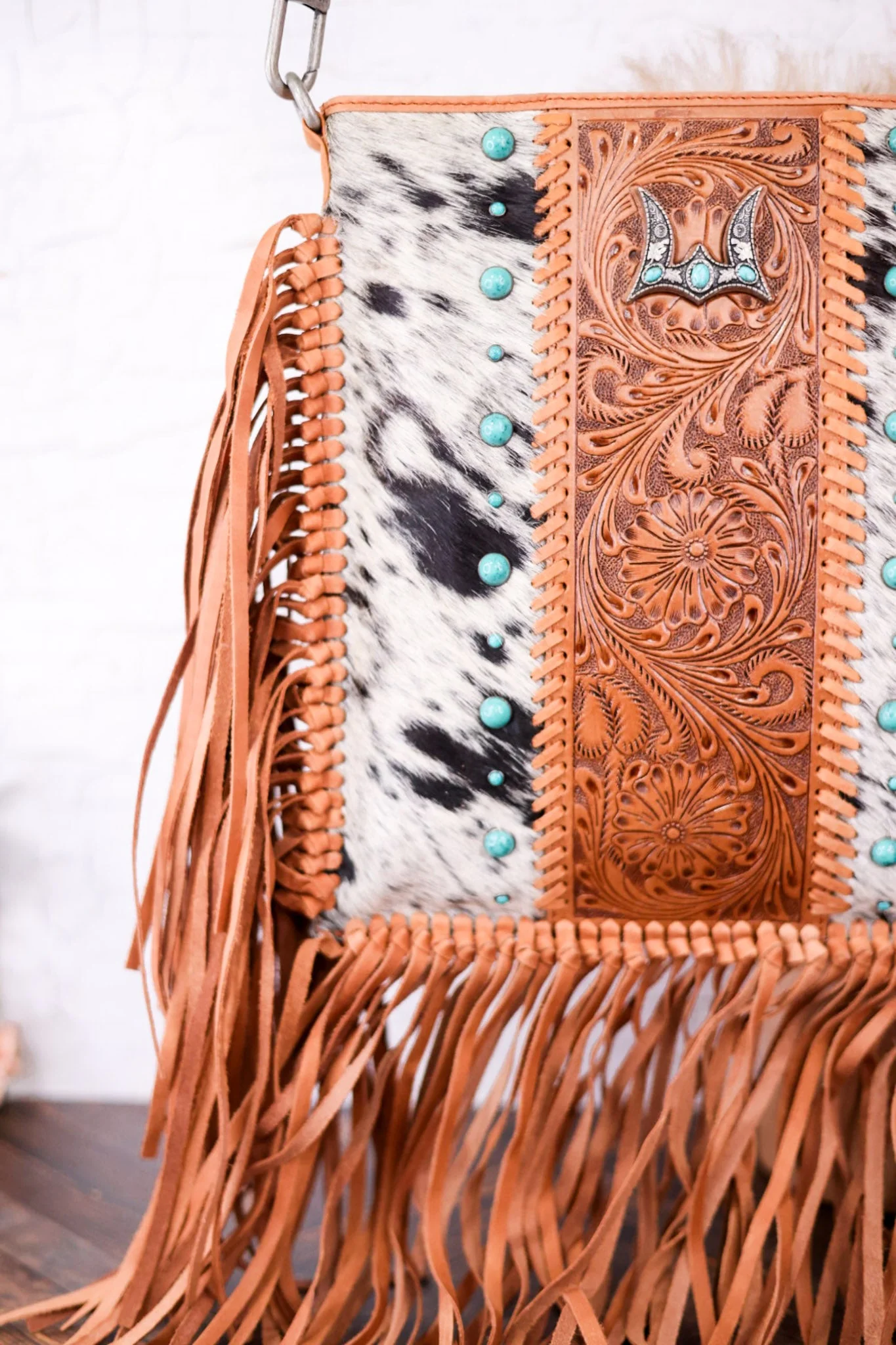 Tucson Cowhide Tassel Bag FINAL SALE - Image 5